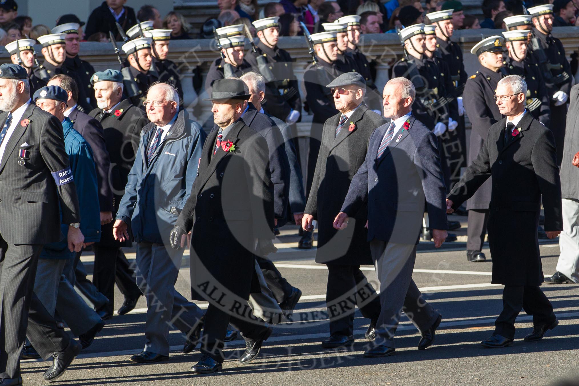 Remembrance Sunday 2012 Cenotaph March Past: Group C17 - RAFLING Association..
Whitehall, Cenotaph,
London SW1,

United Kingdom,
on 11 November 2012 at 12:03, image #1164