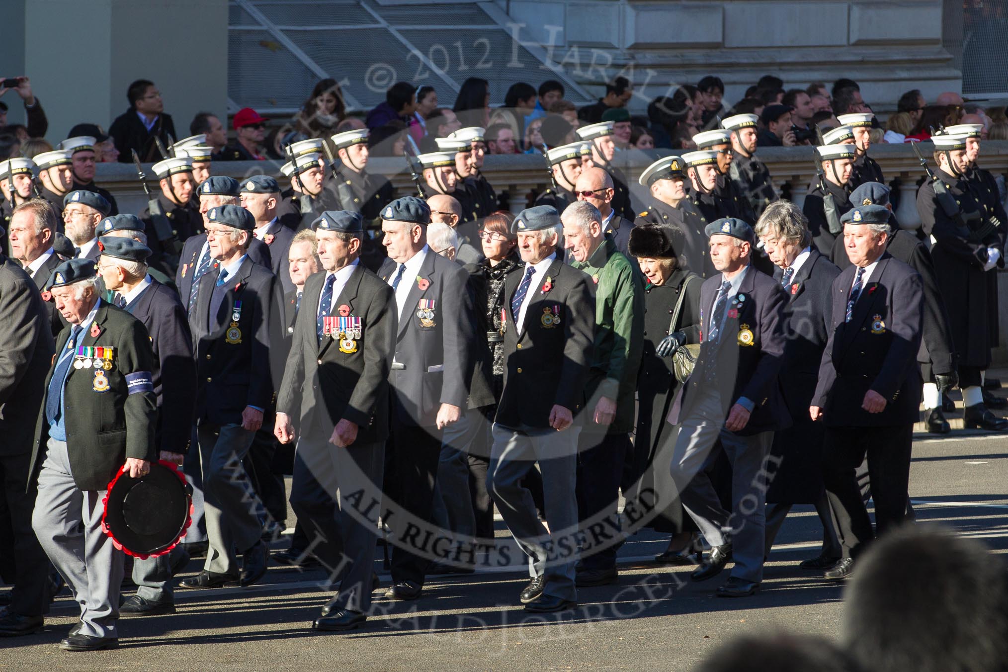 Remembrance Sunday 2012 Cenotaph March Past: Group C23 - Royal Air Force Mountain Rescue Association..
Whitehall, Cenotaph,
London SW1,

United Kingdom,
on 11 November 2012 at 12:04, image #1196