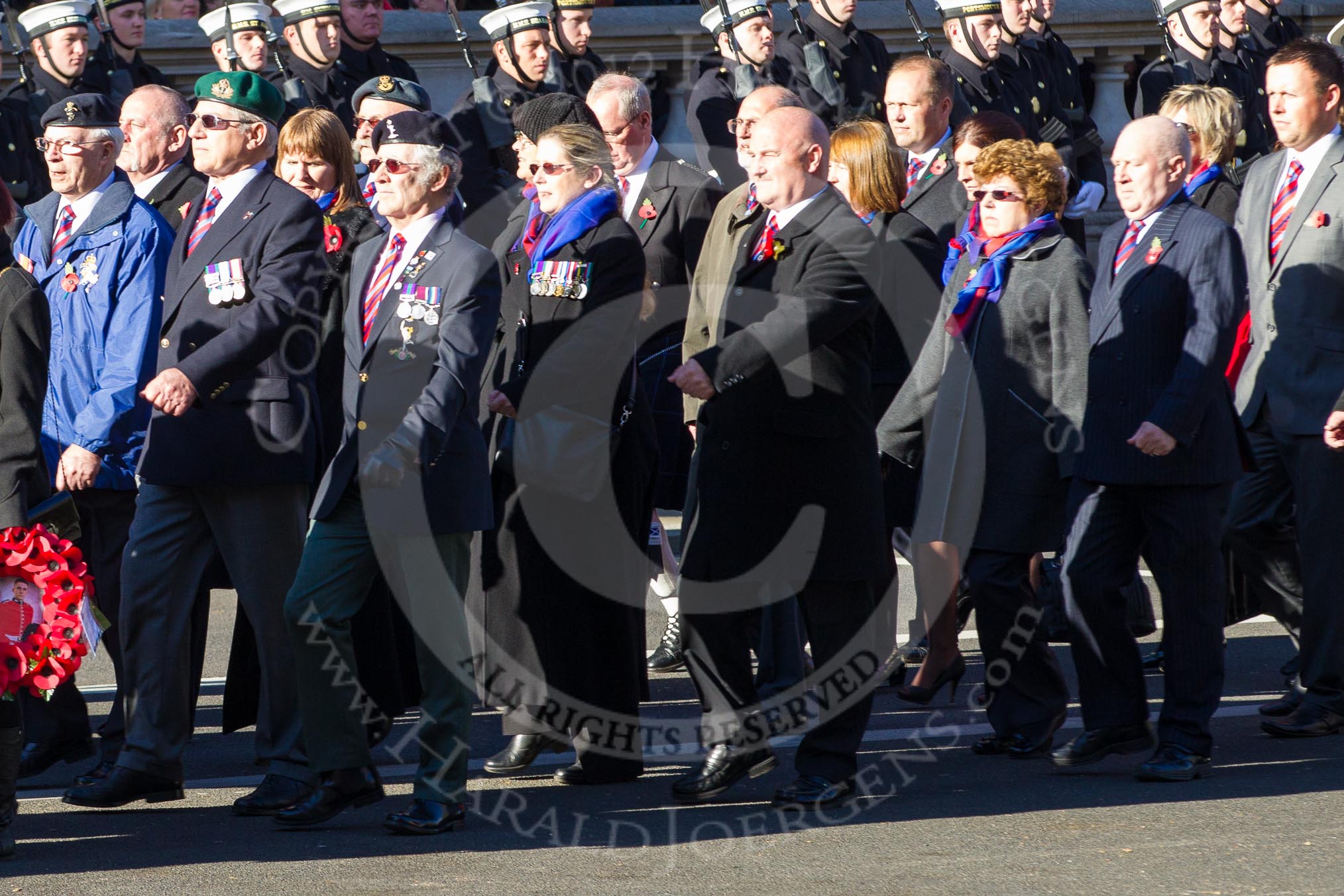 Remembrance Sunday 2012 Cenotaph March Past: Group D2 - SSAFA Forces Help..
Whitehall, Cenotaph,
London SW1,

United Kingdom,
on 11 November 2012 at 12:05, image #1237