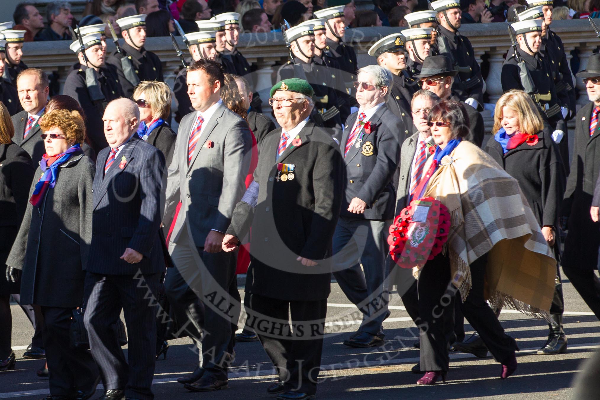 Remembrance Sunday 2012 Cenotaph March Past: Group D2 - SSAFA Forces Help..
Whitehall, Cenotaph,
London SW1,

United Kingdom,
on 11 November 2012 at 12:05, image #1239