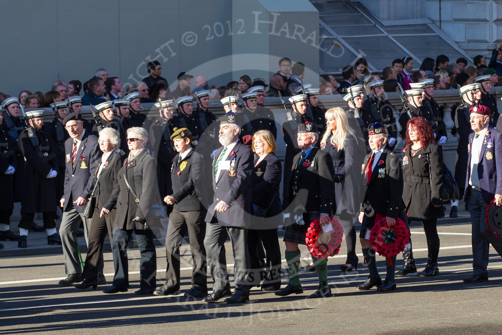 Remembrance Sunday 2012 Cenotaph March Past: Group D18 - The Royal British Legion Scotland..
Whitehall, Cenotaph,
London SW1,

United Kingdom,
on 11 November 2012 at 12:08, image #1373