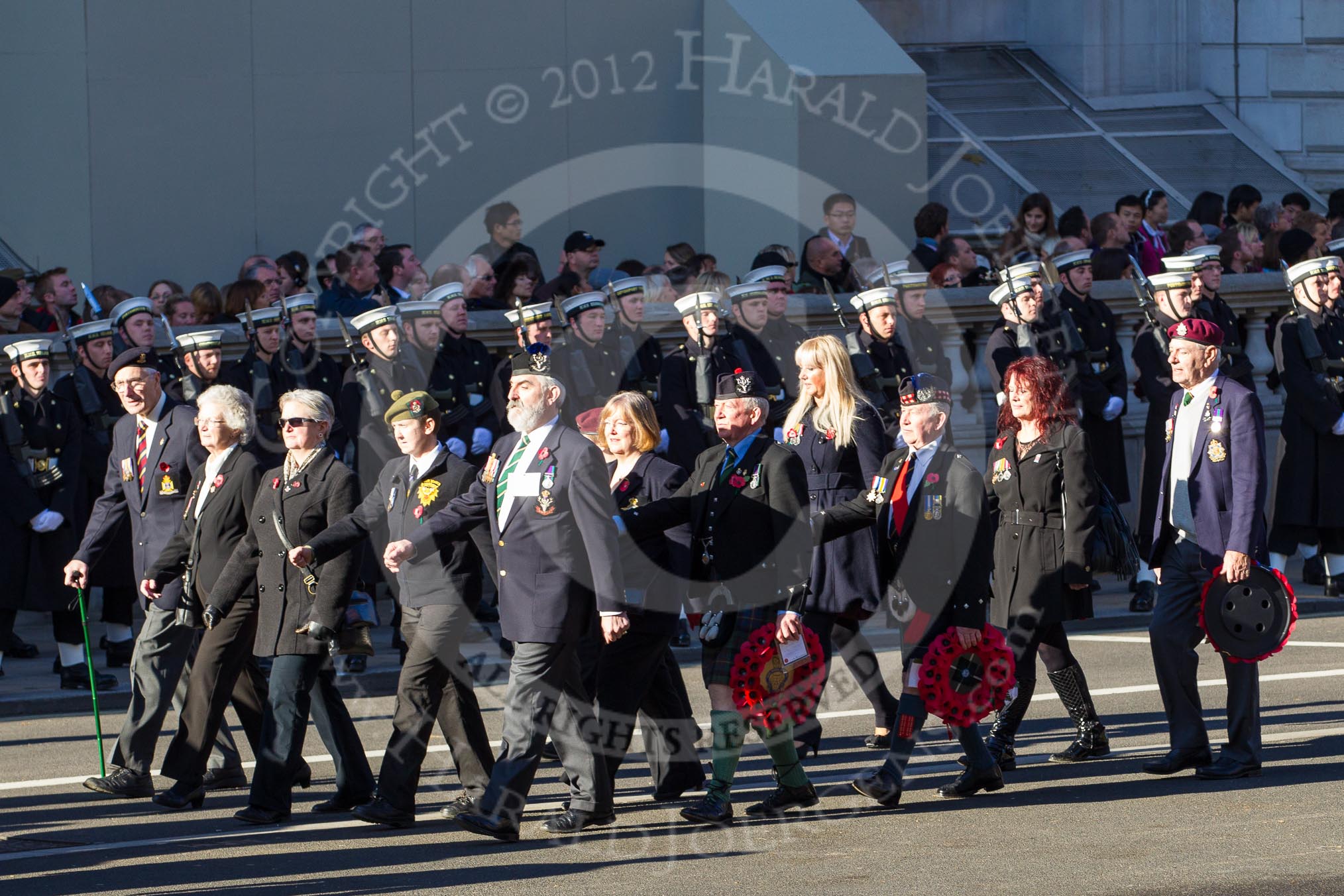 Remembrance Sunday 2012 Cenotaph March Past: Group D18 - The Royal British Legion Scotland..
Whitehall, Cenotaph,
London SW1,

United Kingdom,
on 11 November 2012 at 12:08, image #1374