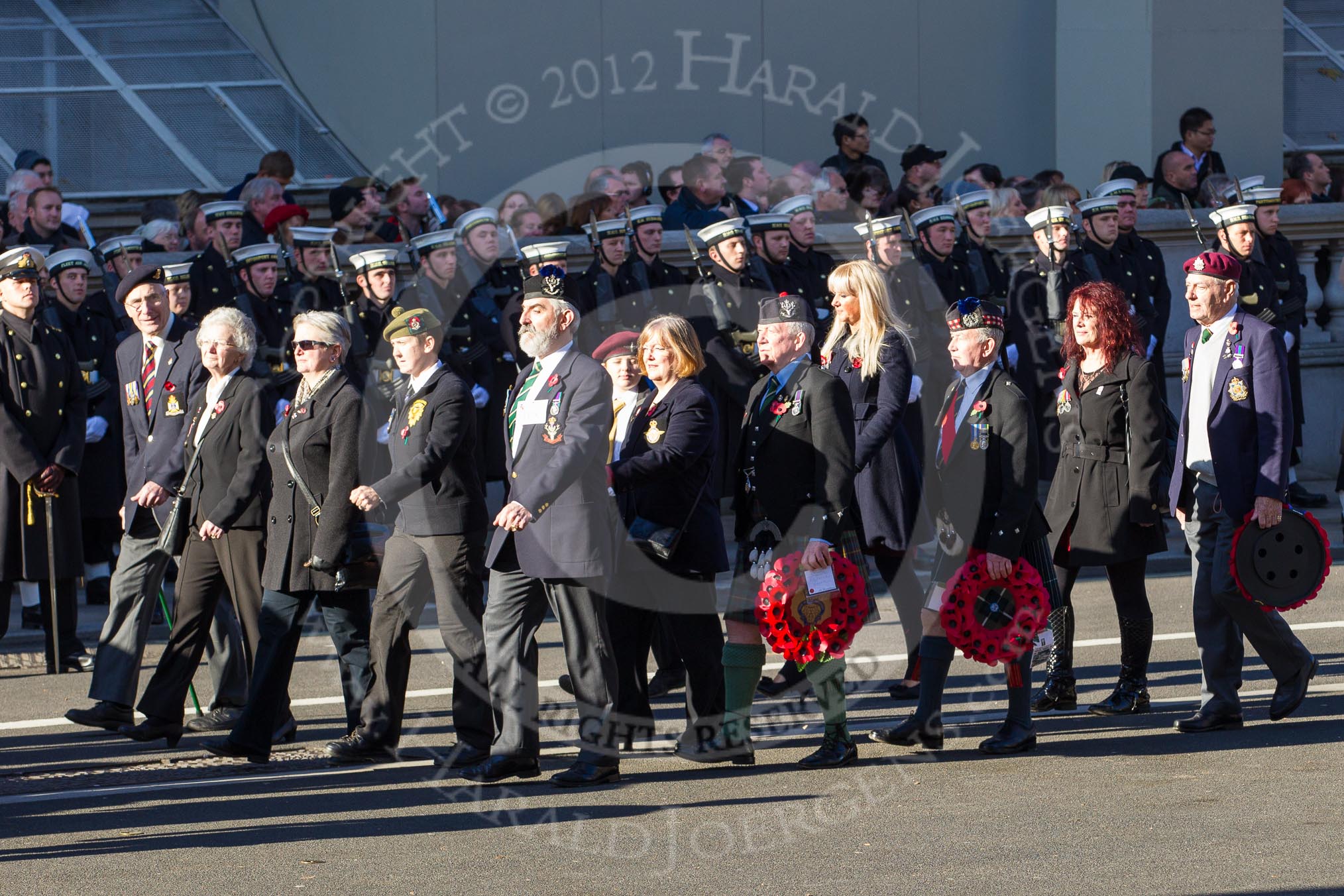 Remembrance Sunday 2012 Cenotaph March Past: Group D18 - The Royal British Legion Scotland..
Whitehall, Cenotaph,
London SW1,

United Kingdom,
on 11 November 2012 at 12:08, image #1376