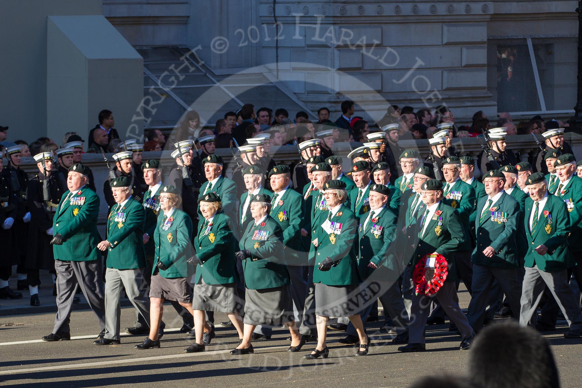 Remembrance Sunday 2012 Cenotaph March Past: Group 19 - Ulster Defence Regiment..
Whitehall, Cenotaph,
London SW1,

United Kingdom,
on 11 November 2012 at 12:08, image #1379