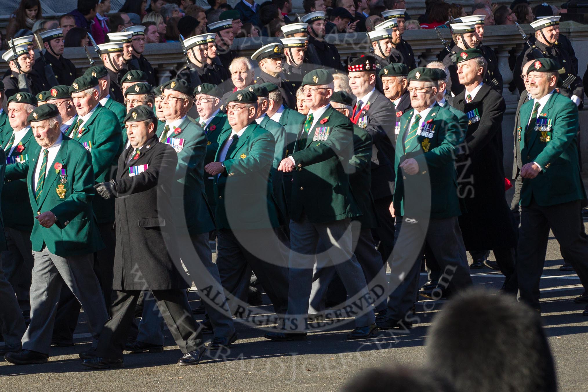 Remembrance Sunday 2012 Cenotaph March Past: Group 19 - Ulster Defence Regiment..
Whitehall, Cenotaph,
London SW1,

United Kingdom,
on 11 November 2012 at 12:08, image #1385