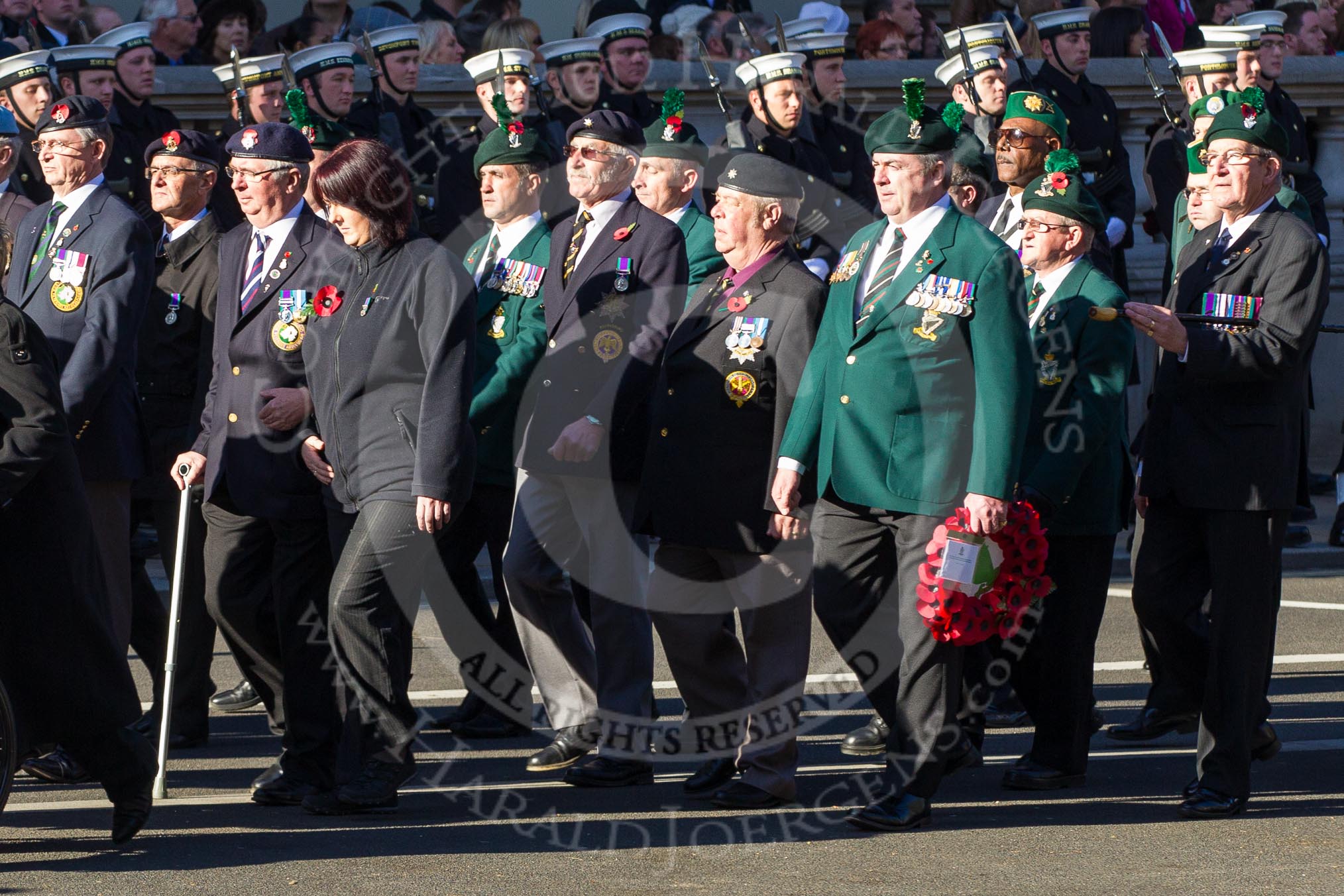 Remembrance Sunday 2012 Cenotaph March Past: Group D20 - Irish Defence Force..
Whitehall, Cenotaph,
London SW1,

United Kingdom,
on 11 November 2012 at 12:08, image #1392