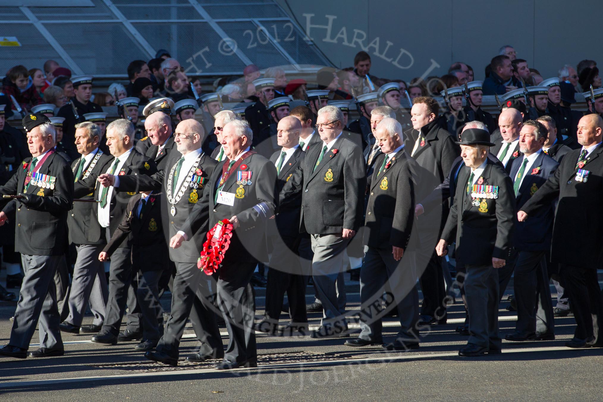 Remembrance Sunday 2012 Cenotaph March Past: Group M20 - Ulster Special Constabulary Association..
Whitehall, Cenotaph,
London SW1,

United Kingdom,
on 11 November 2012 at 12:12, image #1558