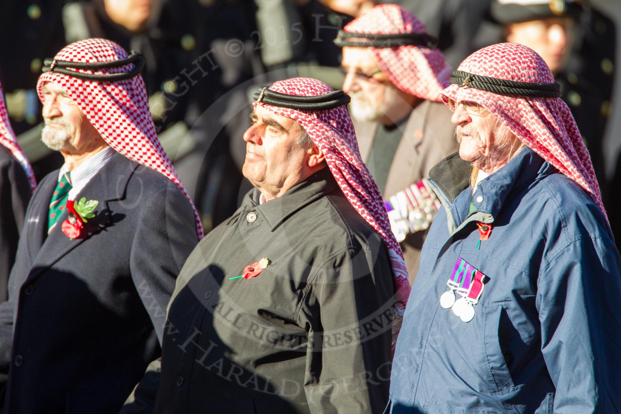 Remembrance Sunday Cenotaph March Past 2013: D4 - Trucial Oman Scouts Association..
Press stand opposite the Foreign Office building, Whitehall, London SW1,
London,
Greater London,
United Kingdom,
on 10 November 2013 at 11:39, image #53