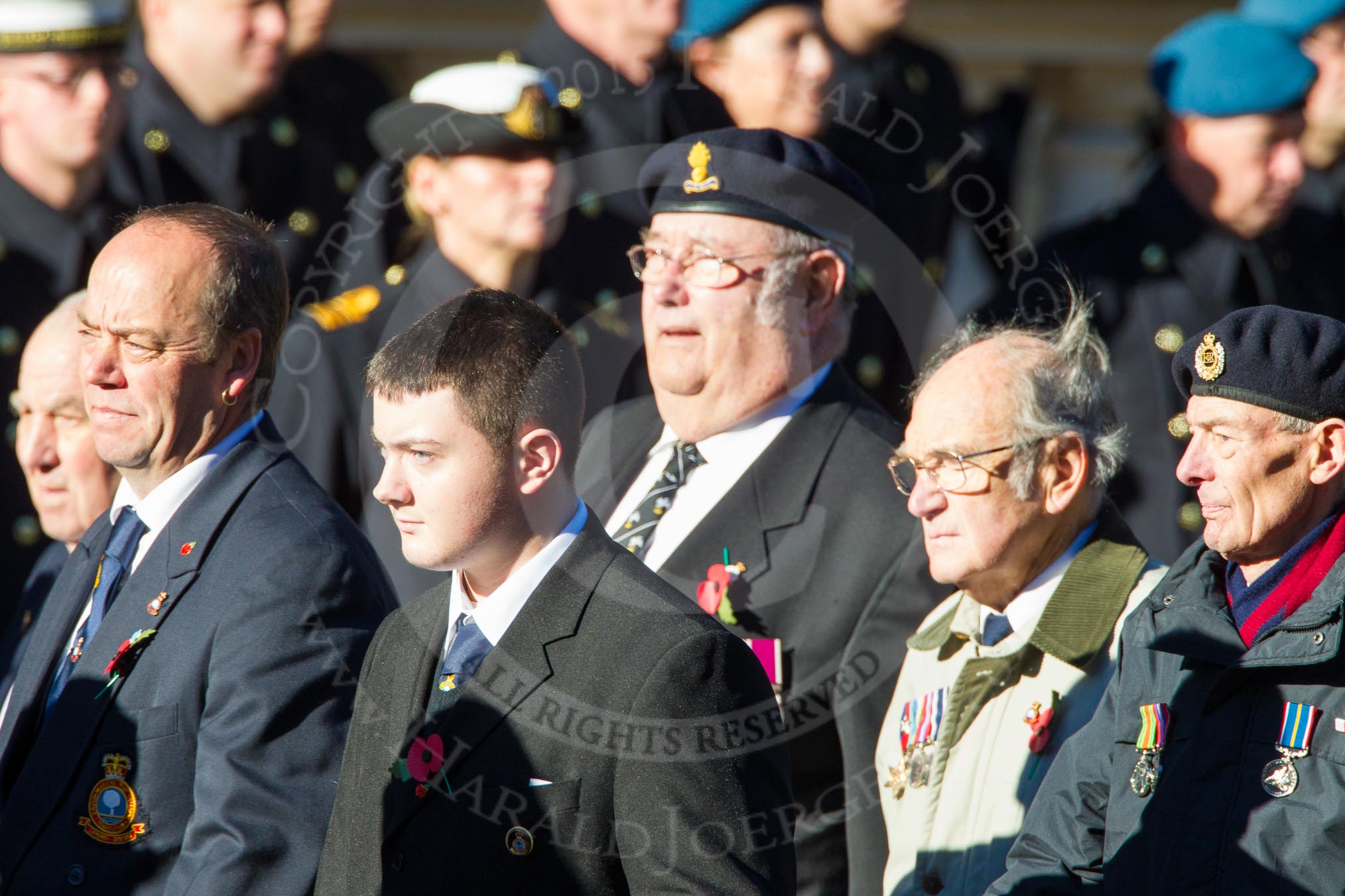 Remembrance Sunday Cenotaph March Past 2013: D27 - British Nuclear Test Veterans Association..
Press stand opposite the Foreign Office building, Whitehall, London SW1,
London,
Greater London,
United Kingdom,
on 10 November 2013 at 11:41, image #223