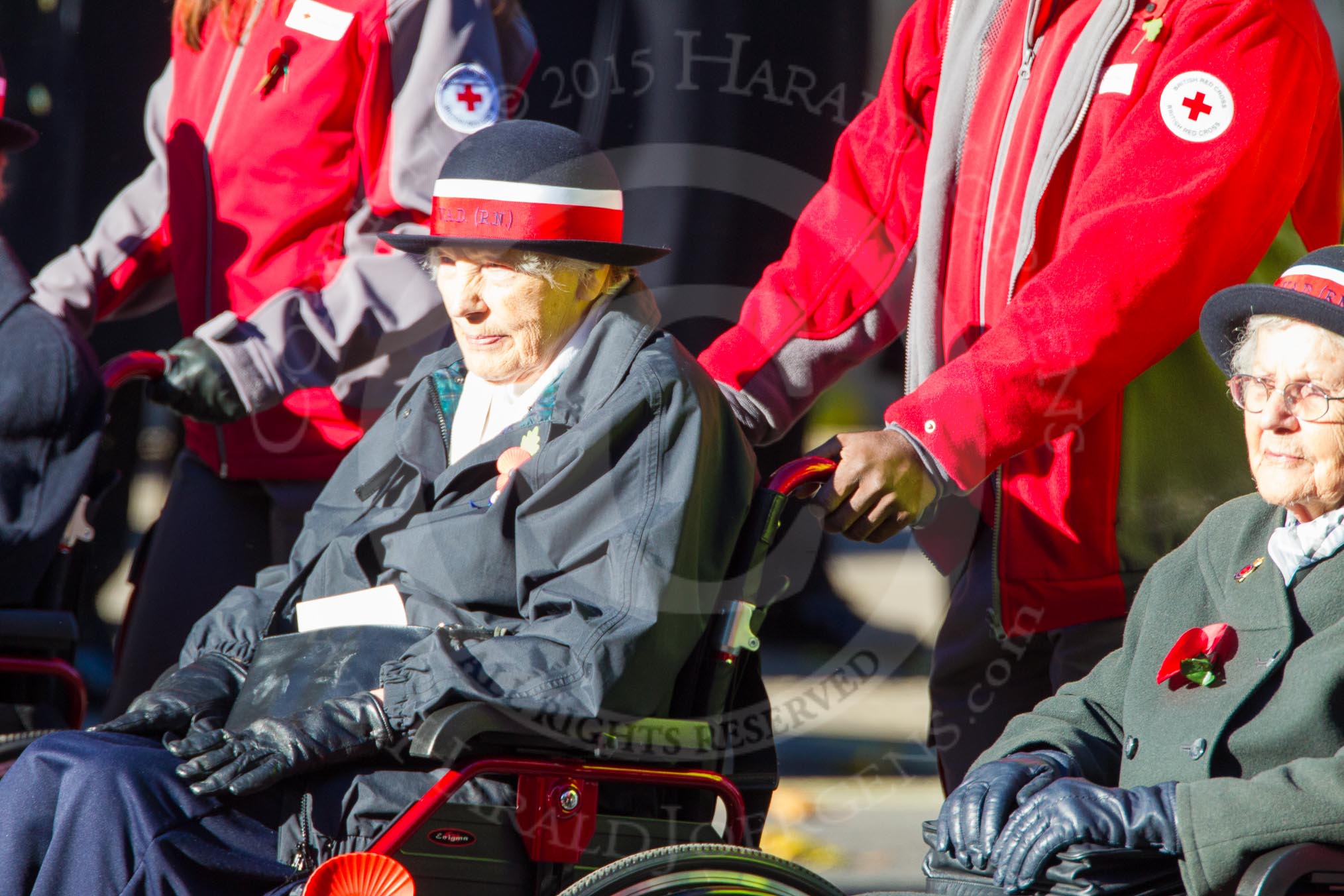 Remembrance Sunday Cenotaph March Past 2013: E29 - VAD RN Association..
Press stand opposite the Foreign Office building, Whitehall, London SW1,
London,
Greater London,
United Kingdom,
on 10 November 2013 at 11:47, image #586