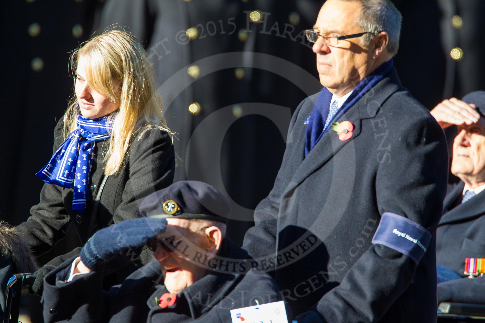 Remembrance Sunday Cenotaph March Past 2013: E34 - Royal Naval Benevolent Trust..
Press stand opposite the Foreign Office building, Whitehall, London SW1,
London,
Greater London,
United Kingdom,
on 10 November 2013 at 11:48, image #644