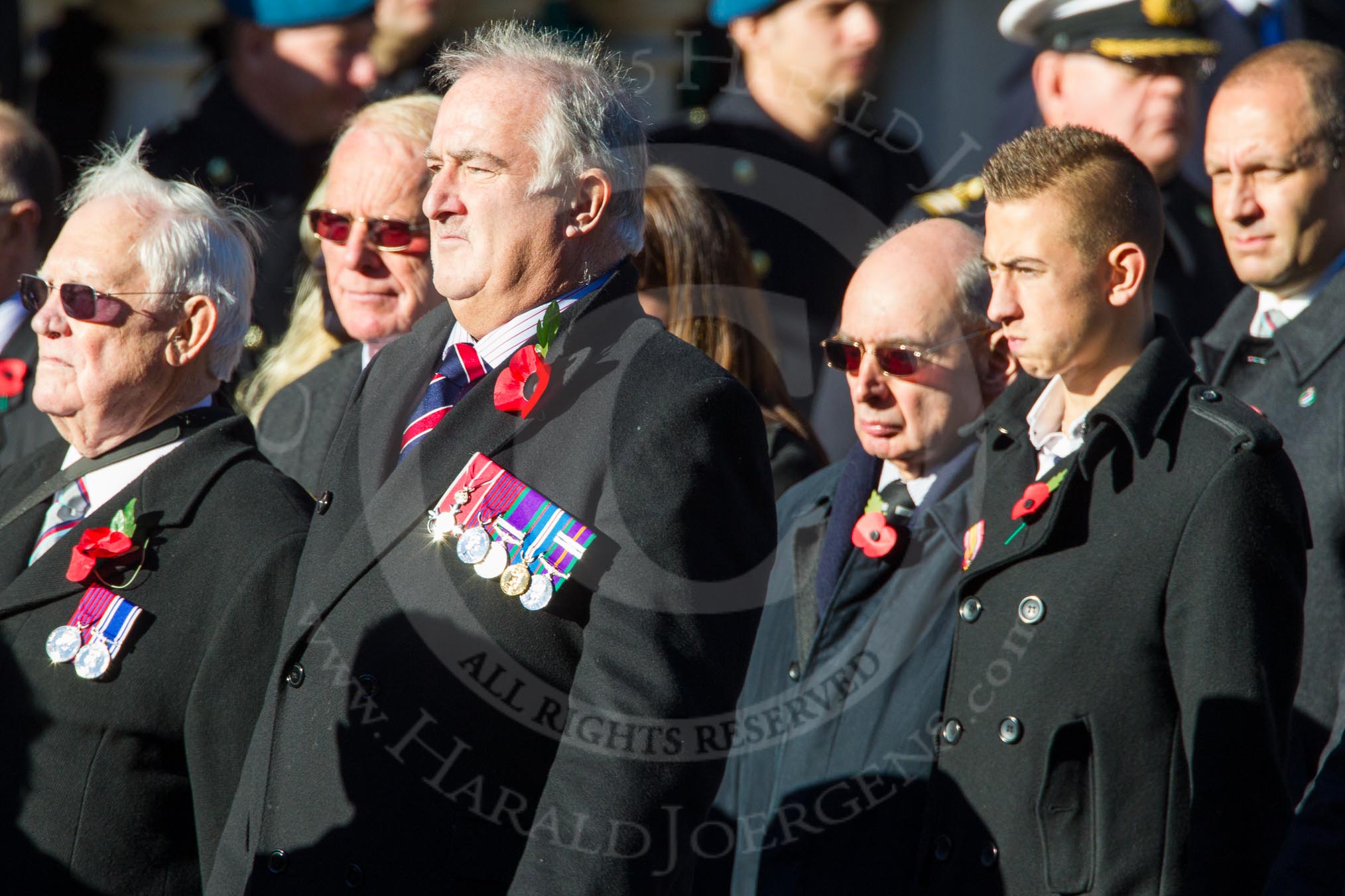 Remembrance Sunday Cenotaph March Past 2013: F7 - Gallantry Medallists League..
Press stand opposite the Foreign Office building, Whitehall, London SW1,
London,
Greater London,
United Kingdom,
on 10 November 2013 at 11:50, image #800