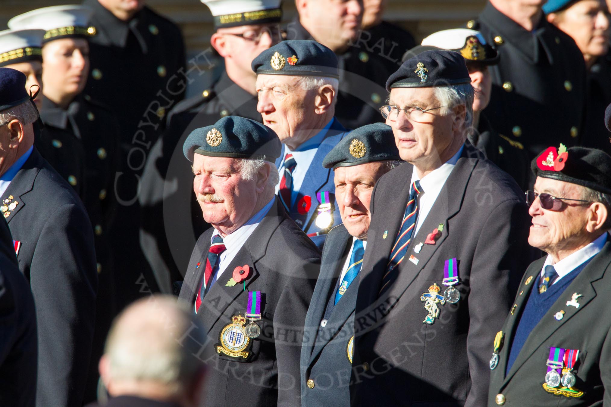 Remembrance Sunday Cenotaph March Past 2013: F14 - Memorable Order of Tin Hats..
Press stand opposite the Foreign Office building, Whitehall, London SW1,
London,
Greater London,
United Kingdom,
on 10 November 2013 at 11:52, image #865