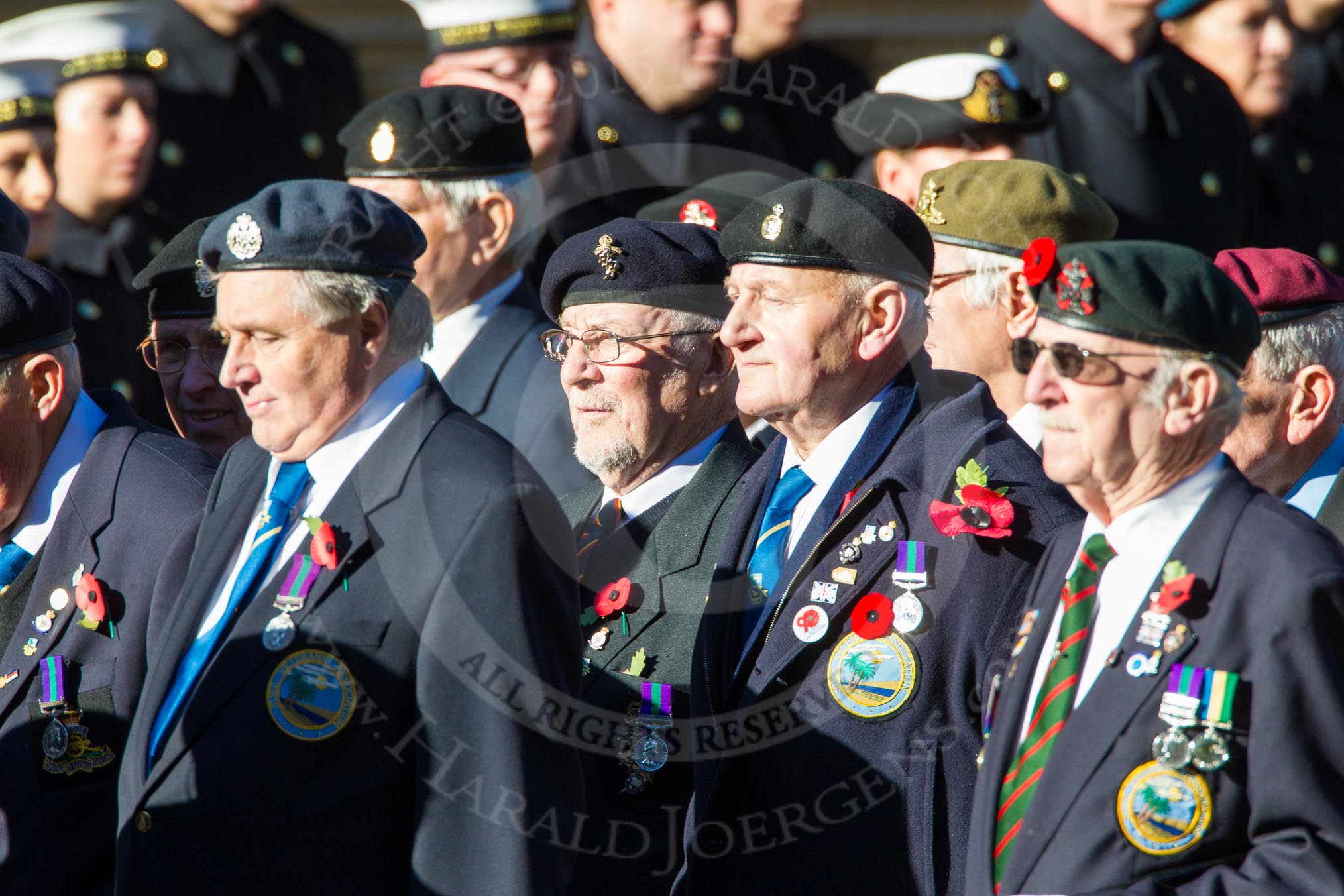 Remembrance Sunday Cenotaph March Past 2013: F15 - Suez Veterans Association..
Press stand opposite the Foreign Office building, Whitehall, London SW1,
London,
Greater London,
United Kingdom,
on 10 November 2013 at 11:52, image #874