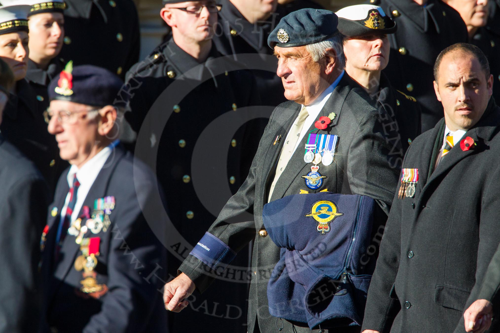 Remembrance Sunday Cenotaph March Past 2013.
Press stand opposite the Foreign Office building, Whitehall, London SW1,
London,
Greater London,
United Kingdom,
on 10 November 2013 at 11:52, image #881