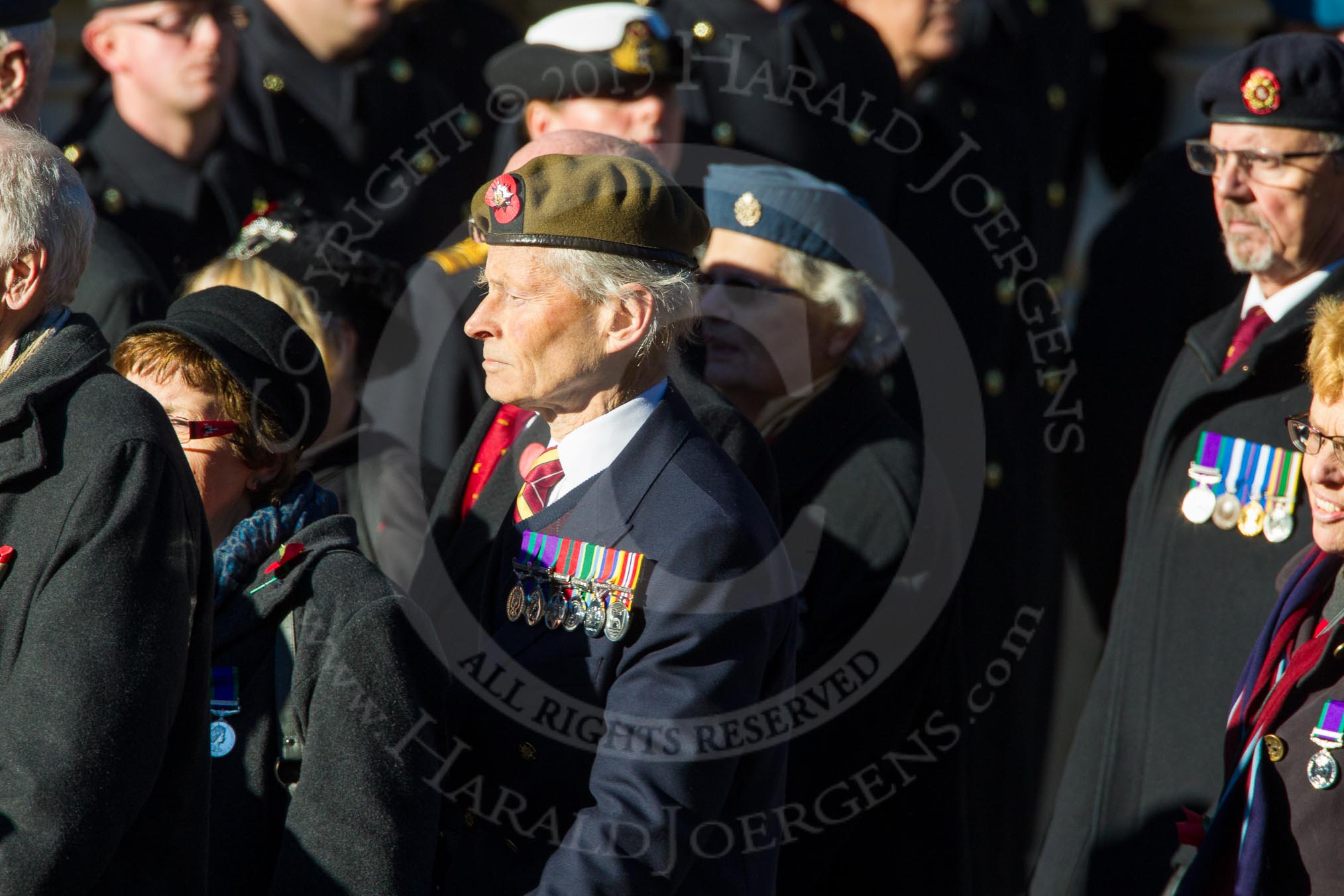 Remembrance Sunday Cenotaph March Past 2013: F16 - Aden Veterans Association..
Press stand opposite the Foreign Office building, Whitehall, London SW1,
London,
Greater London,
United Kingdom,
on 10 November 2013 at 11:52, image #909