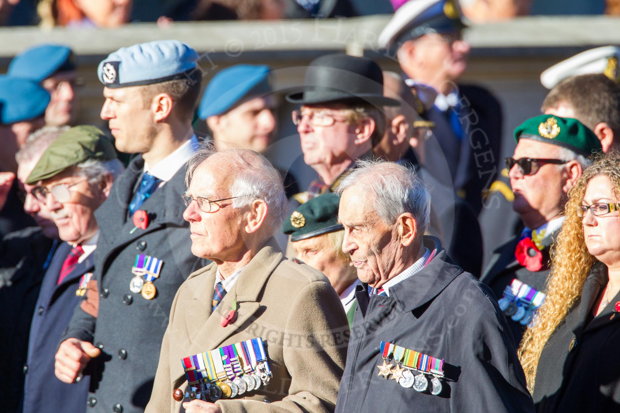 Remembrance Sunday Cenotaph March Past 2013: F22 - Black and White Club..
Press stand opposite the Foreign Office building, Whitehall, London SW1,
London,
Greater London,
United Kingdom,
on 10 November 2013 at 11:54, image #973