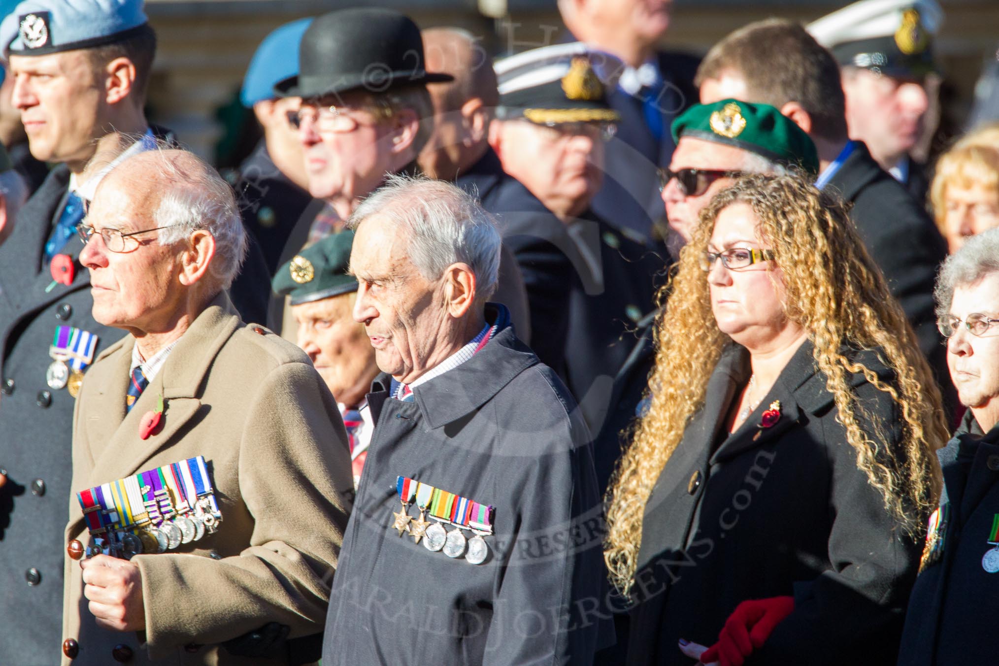 Remembrance Sunday Cenotaph March Past 2013: F22 - Black and White Club..
Press stand opposite the Foreign Office building, Whitehall, London SW1,
London,
Greater London,
United Kingdom,
on 10 November 2013 at 11:54, image #974