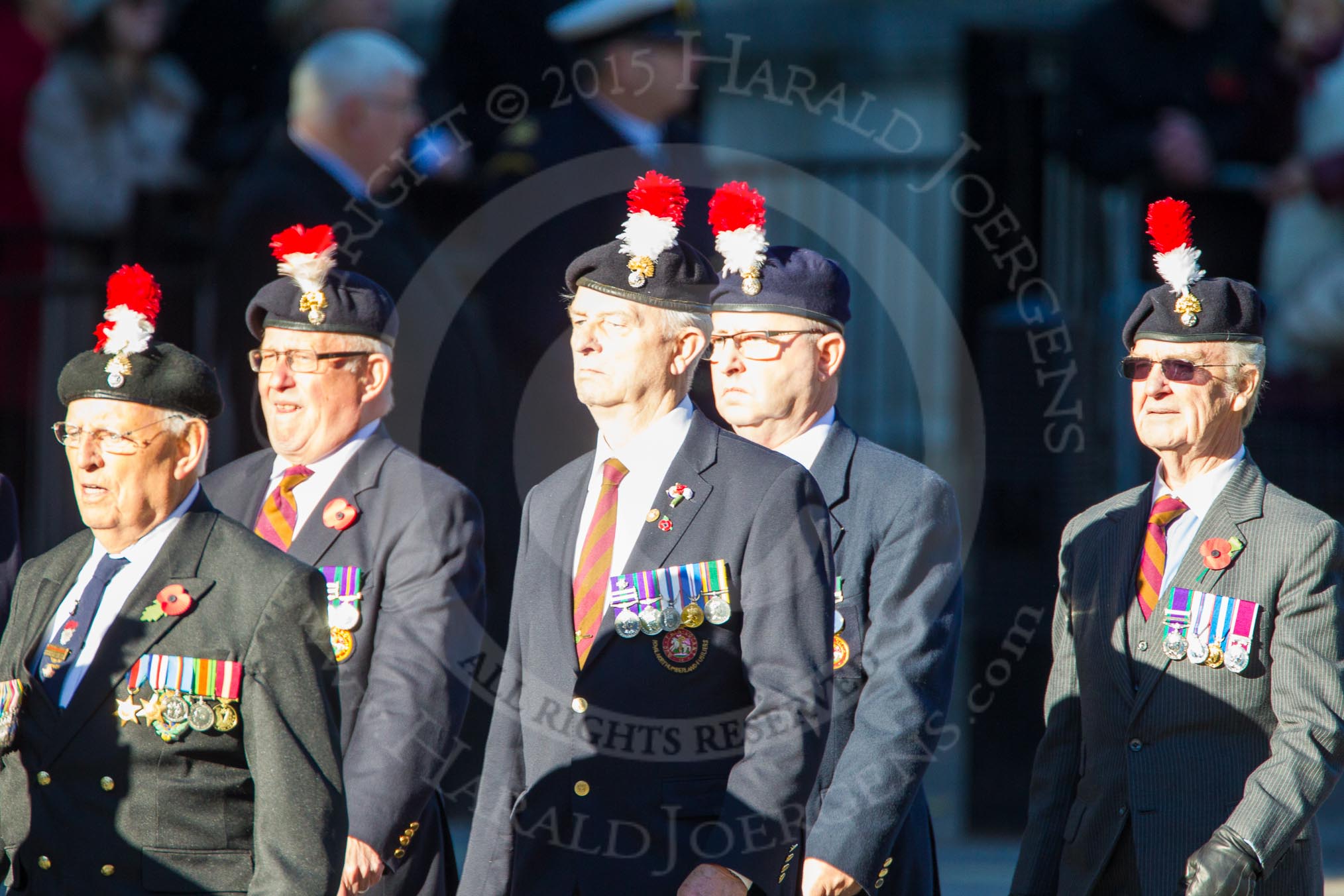 Remembrance Sunday Cenotaph March Past 2013: A2 - Royal Northumberland Fusiliers..
Press stand opposite the Foreign Office building, Whitehall, London SW1,
London,
Greater London,
United Kingdom,
on 10 November 2013 at 11:54, image #1023