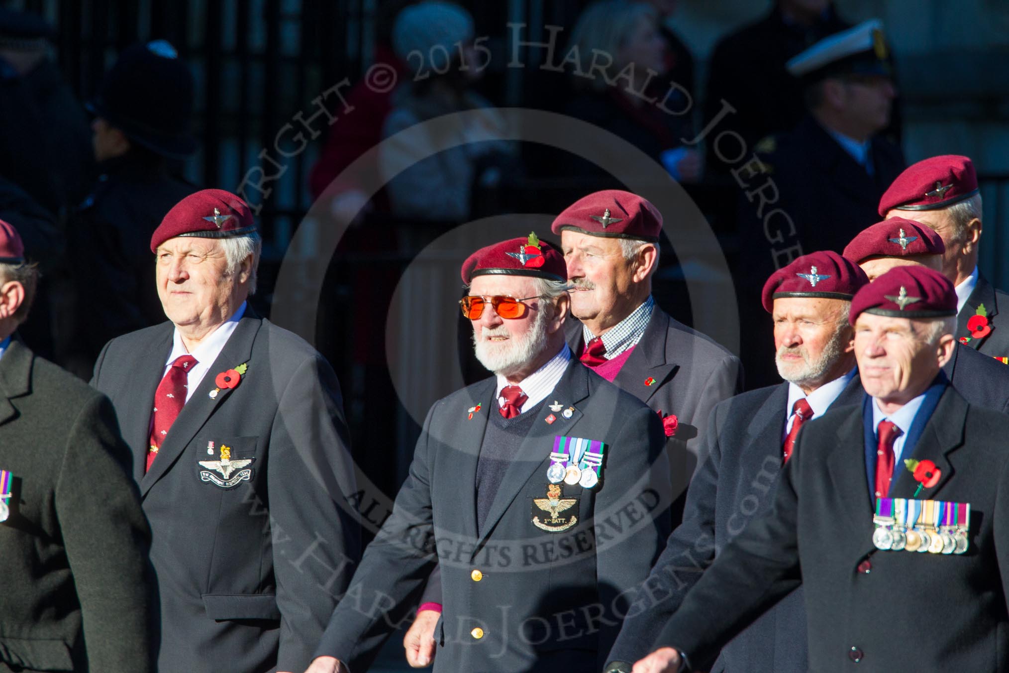 Remembrance Sunday Cenotaph March Past 2013: A17 - Parachute Regimental Association..
Press stand opposite the Foreign Office building, Whitehall, London SW1,
London,
Greater London,
United Kingdom,
on 10 November 2013 at 11:56, image #1154