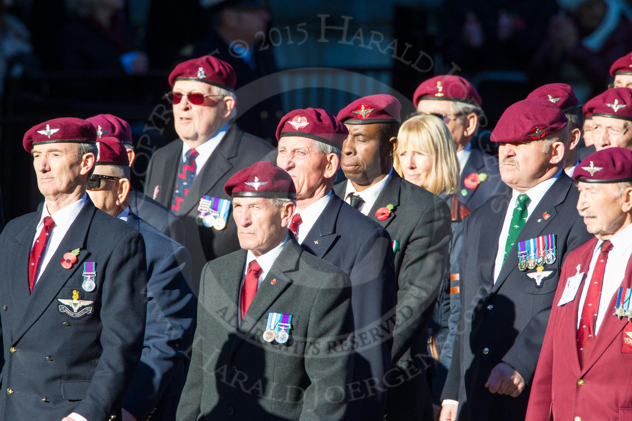 Remembrance Sunday Cenotaph March Past 2013: A17 - Parachute Regimental Association..
Press stand opposite the Foreign Office building, Whitehall, London SW1,
London,
Greater London,
United Kingdom,
on 10 November 2013 at 11:56, image #1157