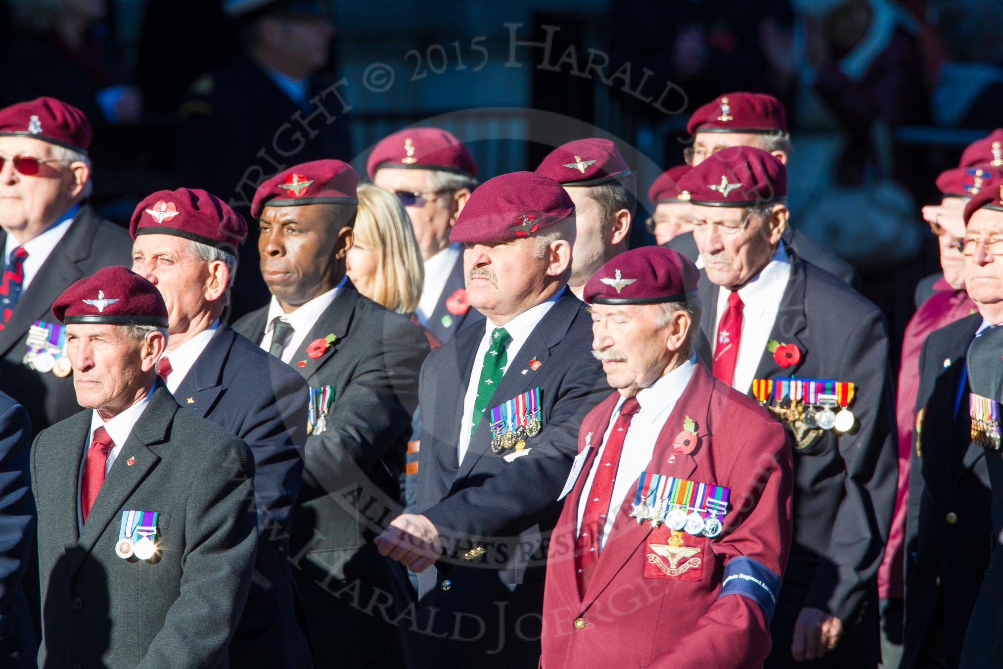 Remembrance Sunday Cenotaph March Past 2013: A17 - Parachute Regimental Association..
Press stand opposite the Foreign Office building, Whitehall, London SW1,
London,
Greater London,
United Kingdom,
on 10 November 2013 at 11:56, image #1158