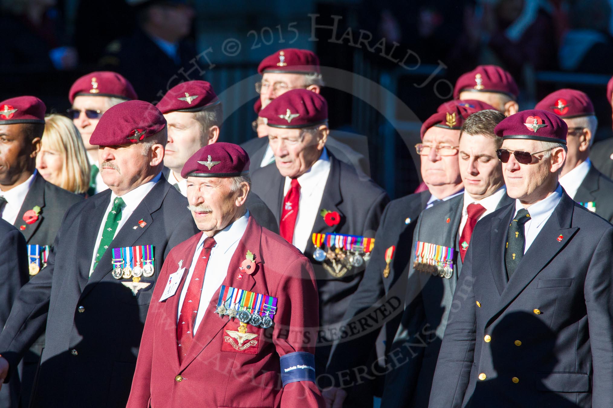 Remembrance Sunday Cenotaph March Past 2013: A17 - Parachute Regimental Association..
Press stand opposite the Foreign Office building, Whitehall, London SW1,
London,
Greater London,
United Kingdom,
on 10 November 2013 at 11:56, image #1159