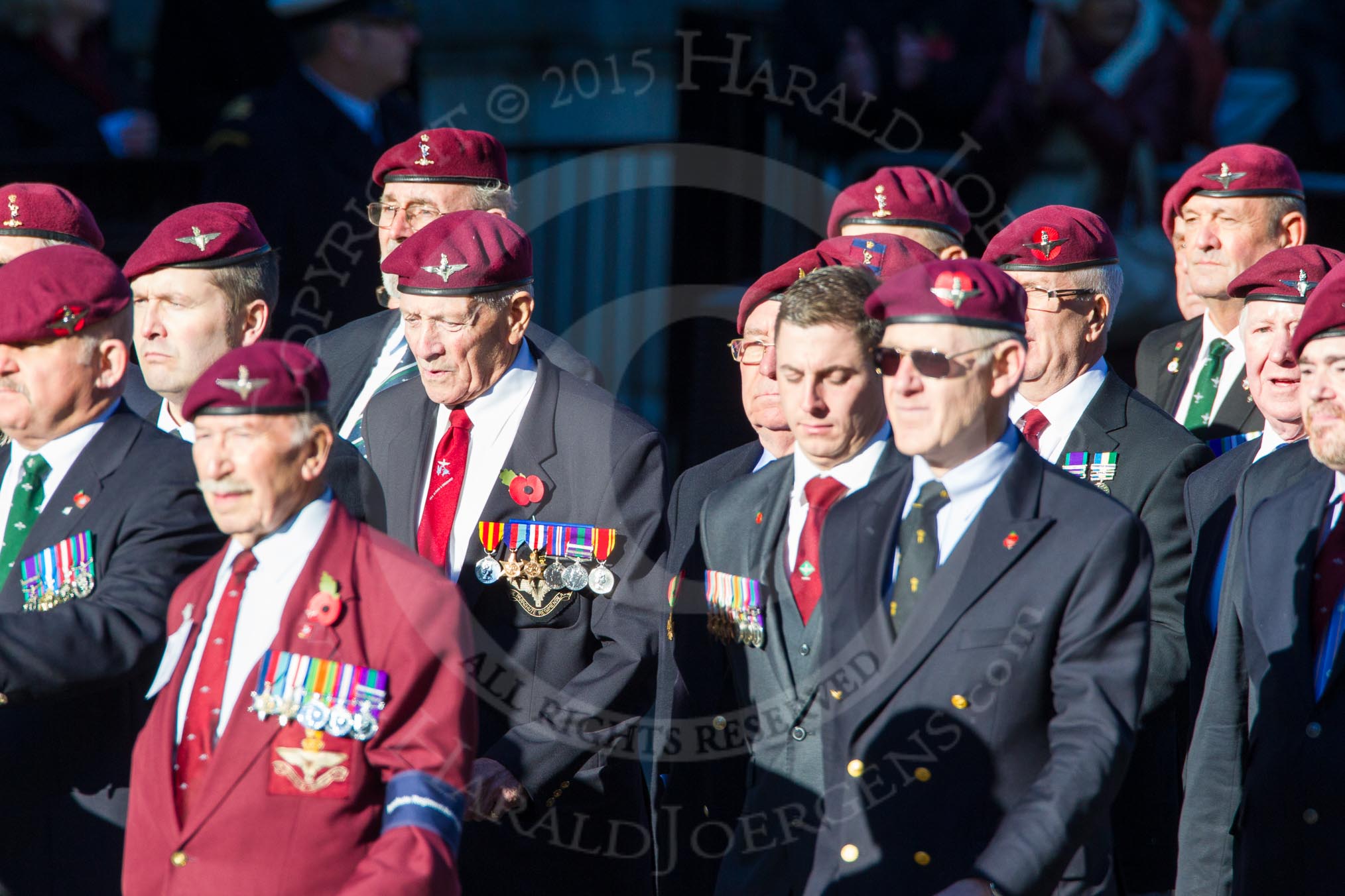 Remembrance Sunday Cenotaph March Past 2013: A17 - Parachute Regimental Association..
Press stand opposite the Foreign Office building, Whitehall, London SW1,
London,
Greater London,
United Kingdom,
on 10 November 2013 at 11:56, image #1160