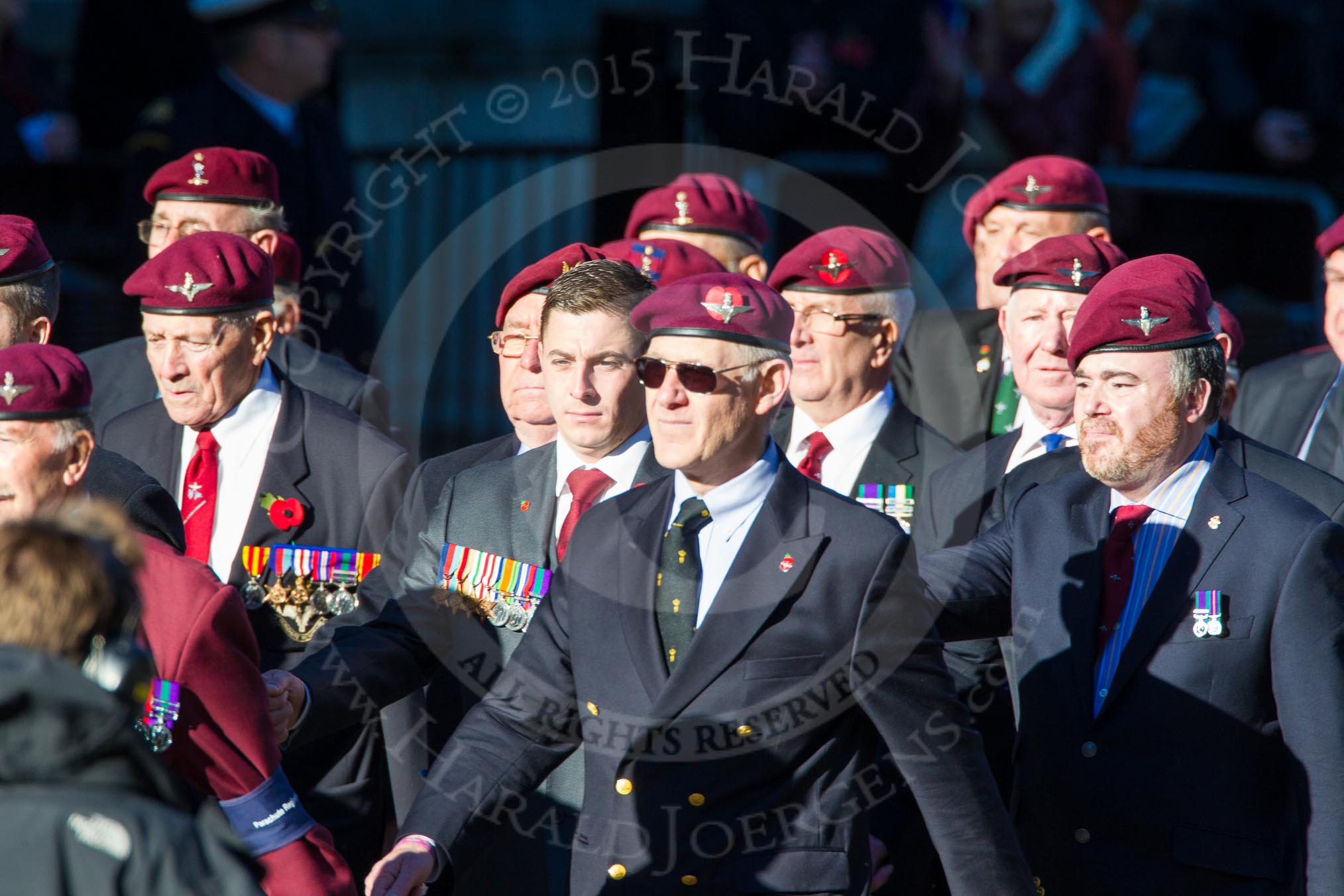 Remembrance Sunday Cenotaph March Past 2013: A17 - Parachute Regimental Association..
Press stand opposite the Foreign Office building, Whitehall, London SW1,
London,
Greater London,
United Kingdom,
on 10 November 2013 at 11:56, image #1161