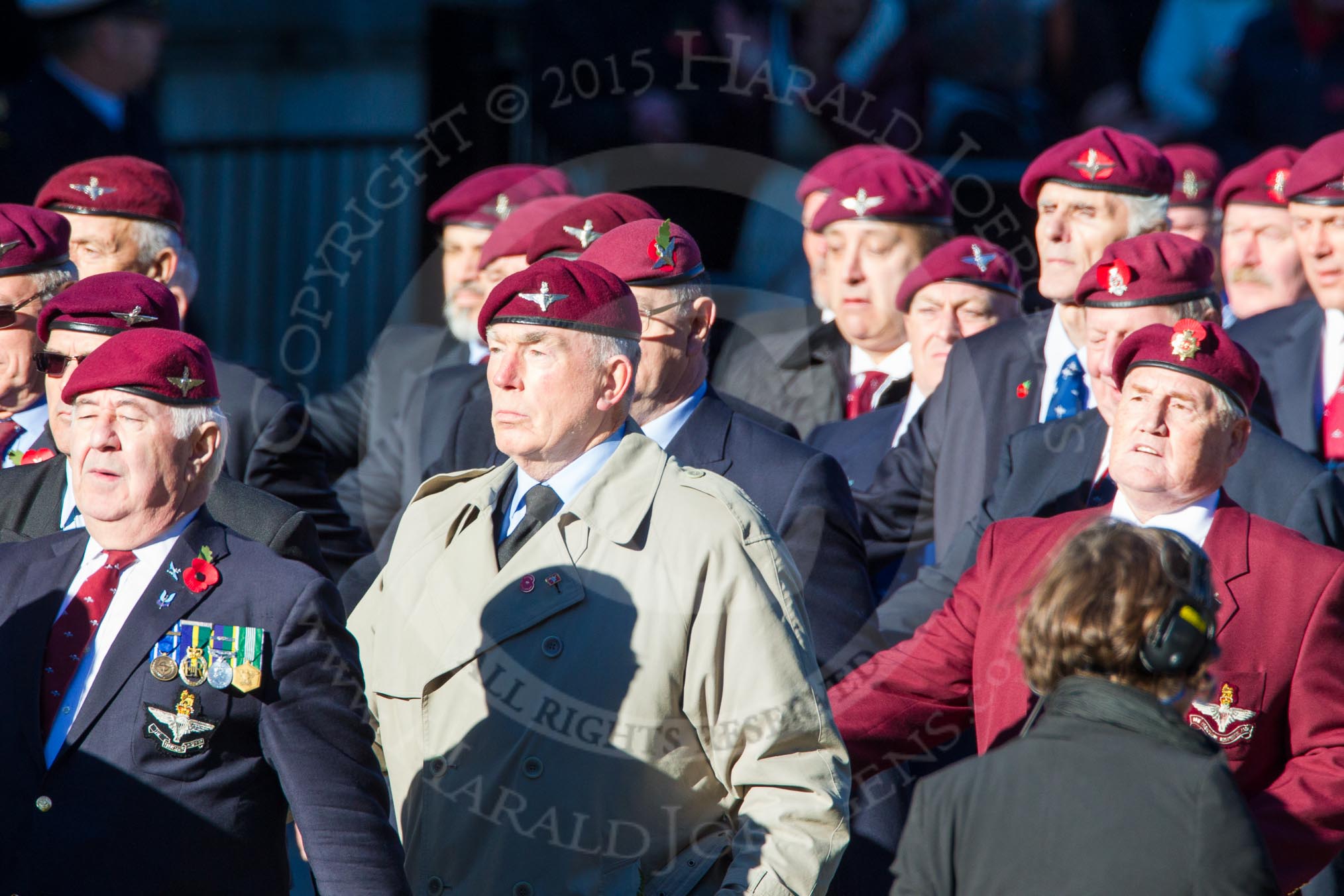 Remembrance Sunday Cenotaph March Past 2013: A17 - Parachute Regimental Association..
Press stand opposite the Foreign Office building, Whitehall, London SW1,
London,
Greater London,
United Kingdom,
on 10 November 2013 at 11:56, image #1163