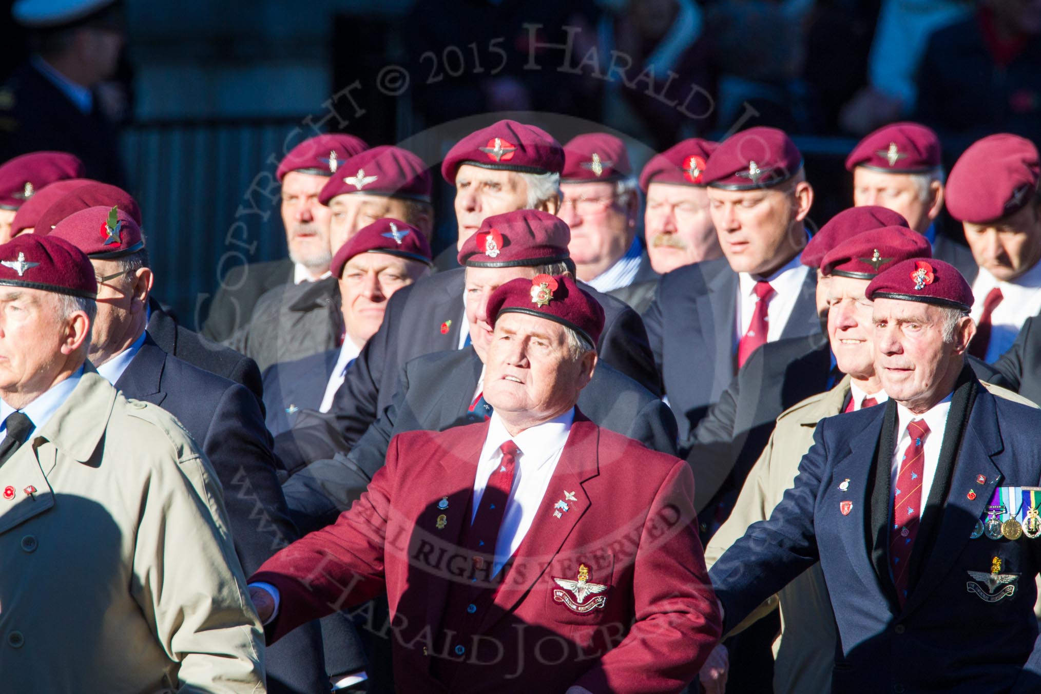 Remembrance Sunday Cenotaph March Past 2013: A17 - Parachute Regimental Association..
Press stand opposite the Foreign Office building, Whitehall, London SW1,
London,
Greater London,
United Kingdom,
on 10 November 2013 at 11:56, image #1165