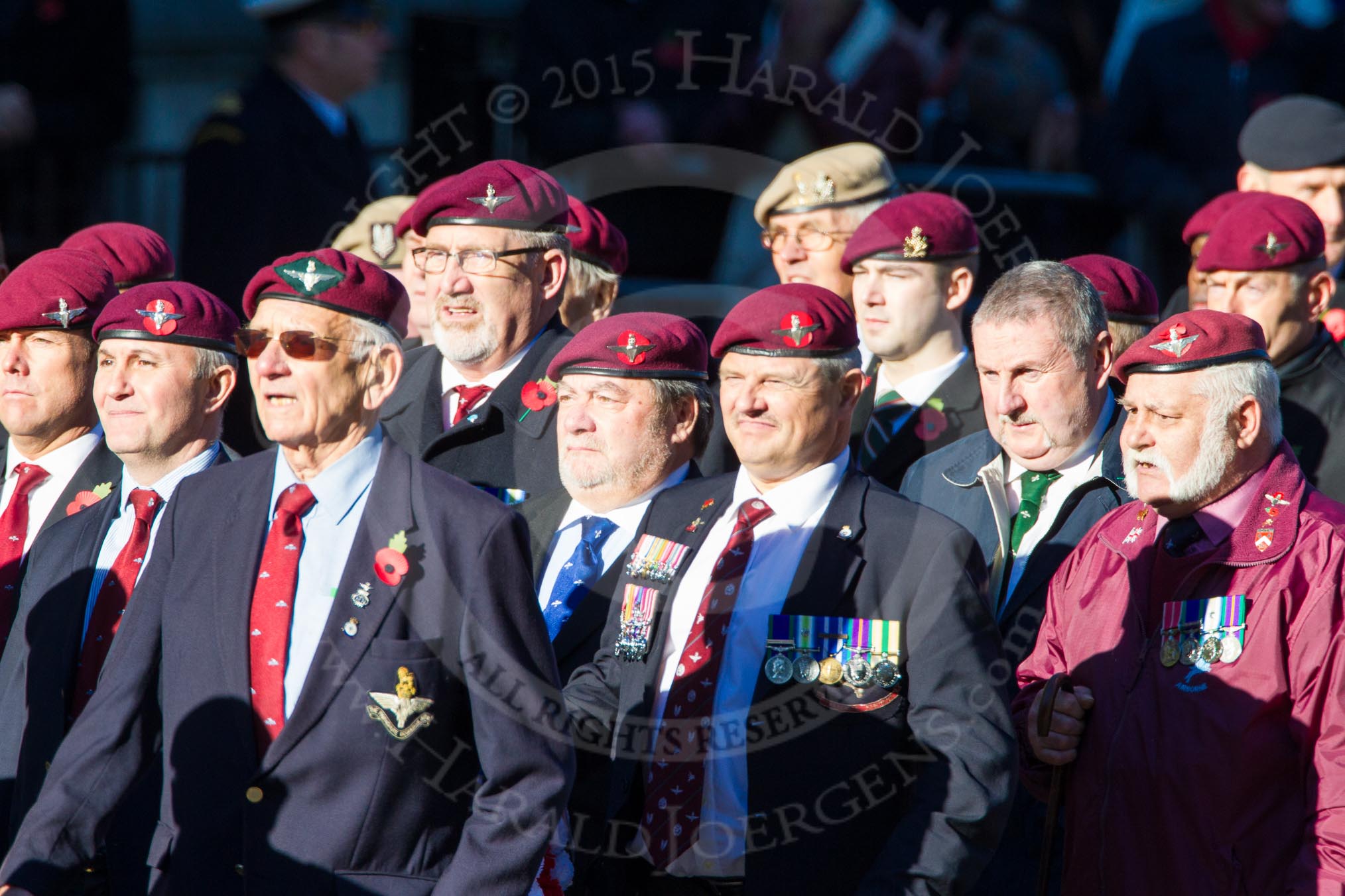 Remembrance Sunday Cenotaph March Past 2013: A17 - Parachute Regimental Association..
Press stand opposite the Foreign Office building, Whitehall, London SW1,
London,
Greater London,
United Kingdom,
on 10 November 2013 at 11:57, image #1169