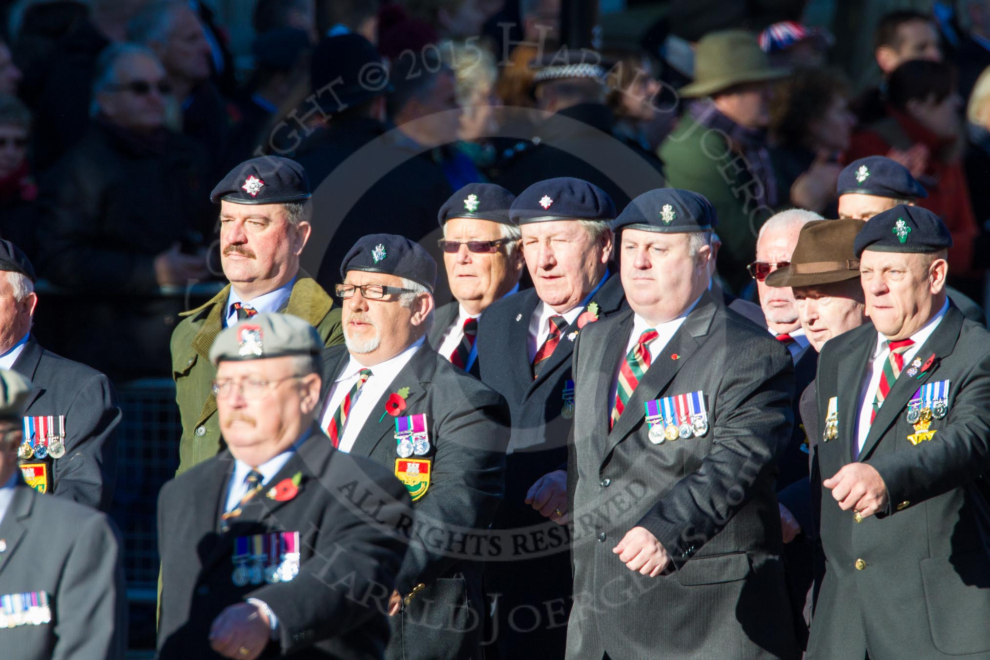 Remembrance Sunday Cenotaph March Past 2013: B2 - Royal Scots Dragoon Guards..
Press stand opposite the Foreign Office building, Whitehall, London SW1,
London,
Greater London,
United Kingdom,
on 10 November 2013 at 11:59, image #1311