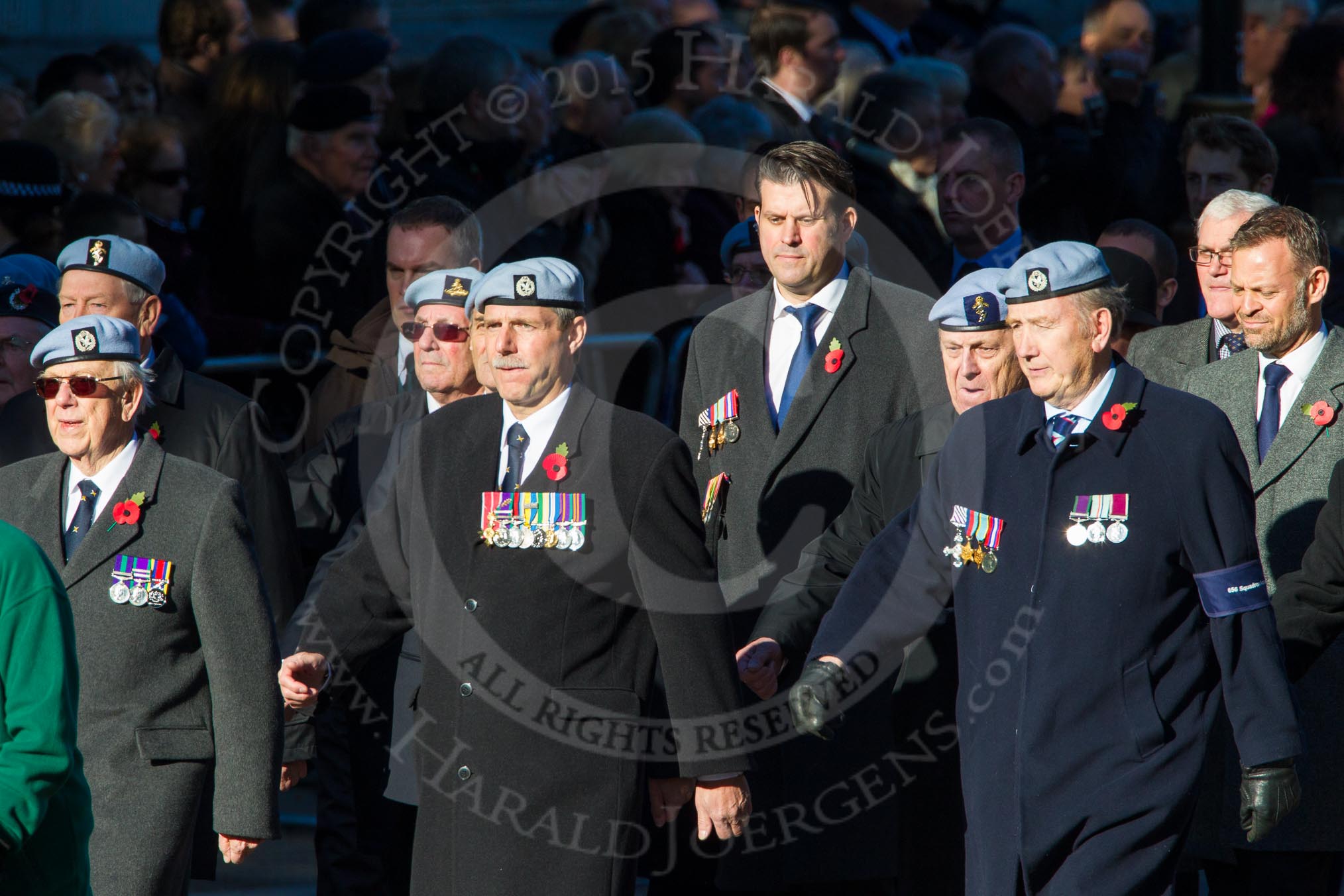 Remembrance Sunday Cenotaph March Past 2013: B16 - 656 Squadron Association..
Press stand opposite the Foreign Office building, Whitehall, London SW1,
London,
Greater London,
United Kingdom,
on 10 November 2013 at 12:01, image #1423