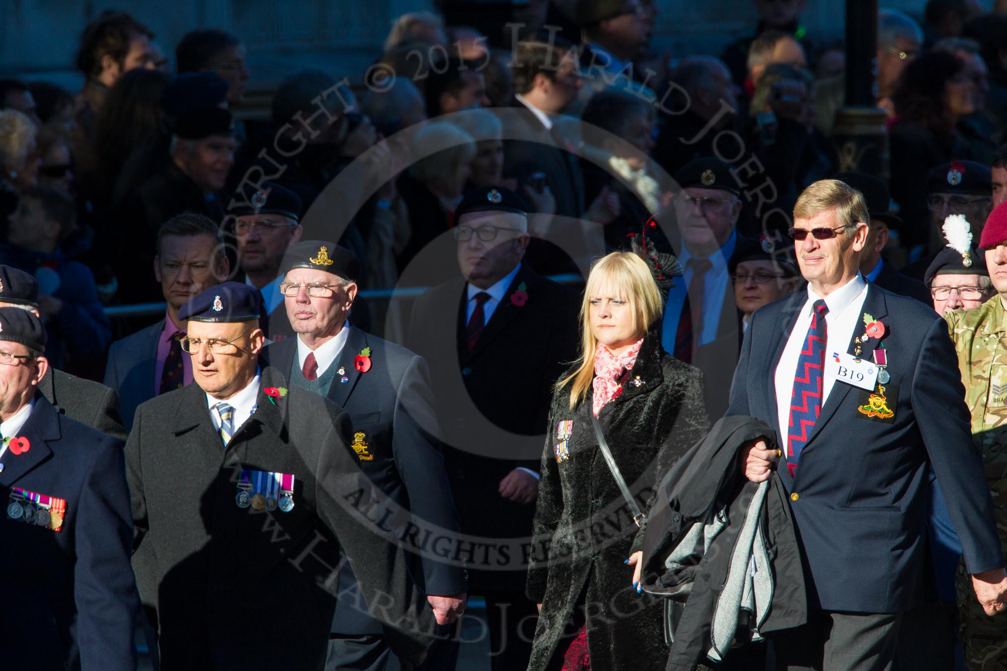 Remembrance Sunday Cenotaph March Past 2013: B19 - Royal Artillery Association..
Press stand opposite the Foreign Office building, Whitehall, London SW1,
London,
Greater London,
United Kingdom,
on 10 November 2013 at 12:01, image #1449