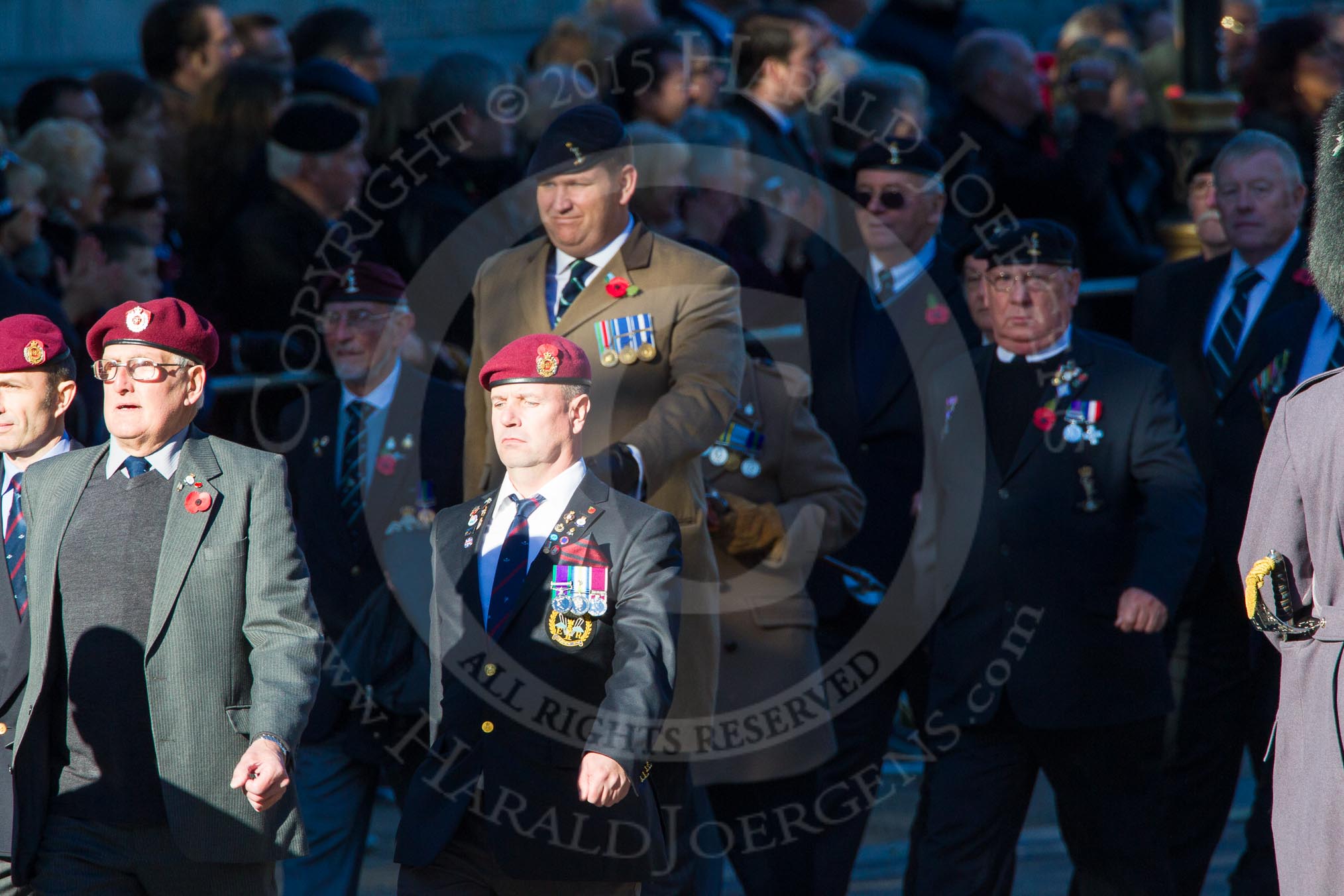 Remembrance Sunday Cenotaph March Past 2013: B22 - Airborne Engineers Association..
Press stand opposite the Foreign Office building, Whitehall, London SW1,
London,
Greater London,
United Kingdom,
on 10 November 2013 at 12:02, image #1492