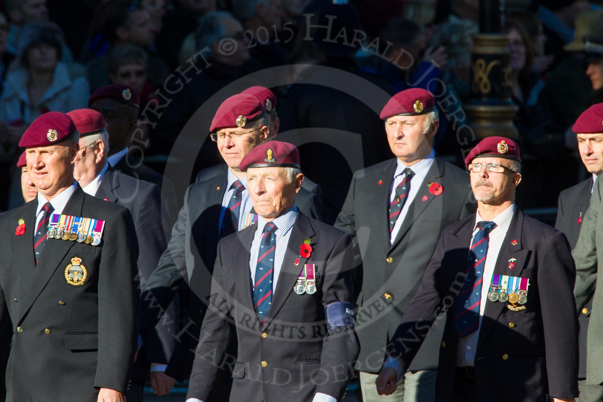 Remembrance Sunday Cenotaph March Past 2013: B22 - Airborne Engineers Association..
Press stand opposite the Foreign Office building, Whitehall, London SW1,
London,
Greater London,
United Kingdom,
on 10 November 2013 at 12:02, image #1495