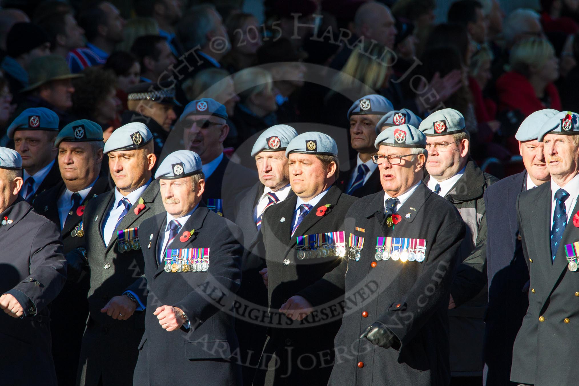 Remembrance Sunday Cenotaph March Past 2013: B25  - Army Air Corps Association..
Press stand opposite the Foreign Office building, Whitehall, London SW1,
London,
Greater London,
United Kingdom,
on 10 November 2013 at 12:02, image #1516