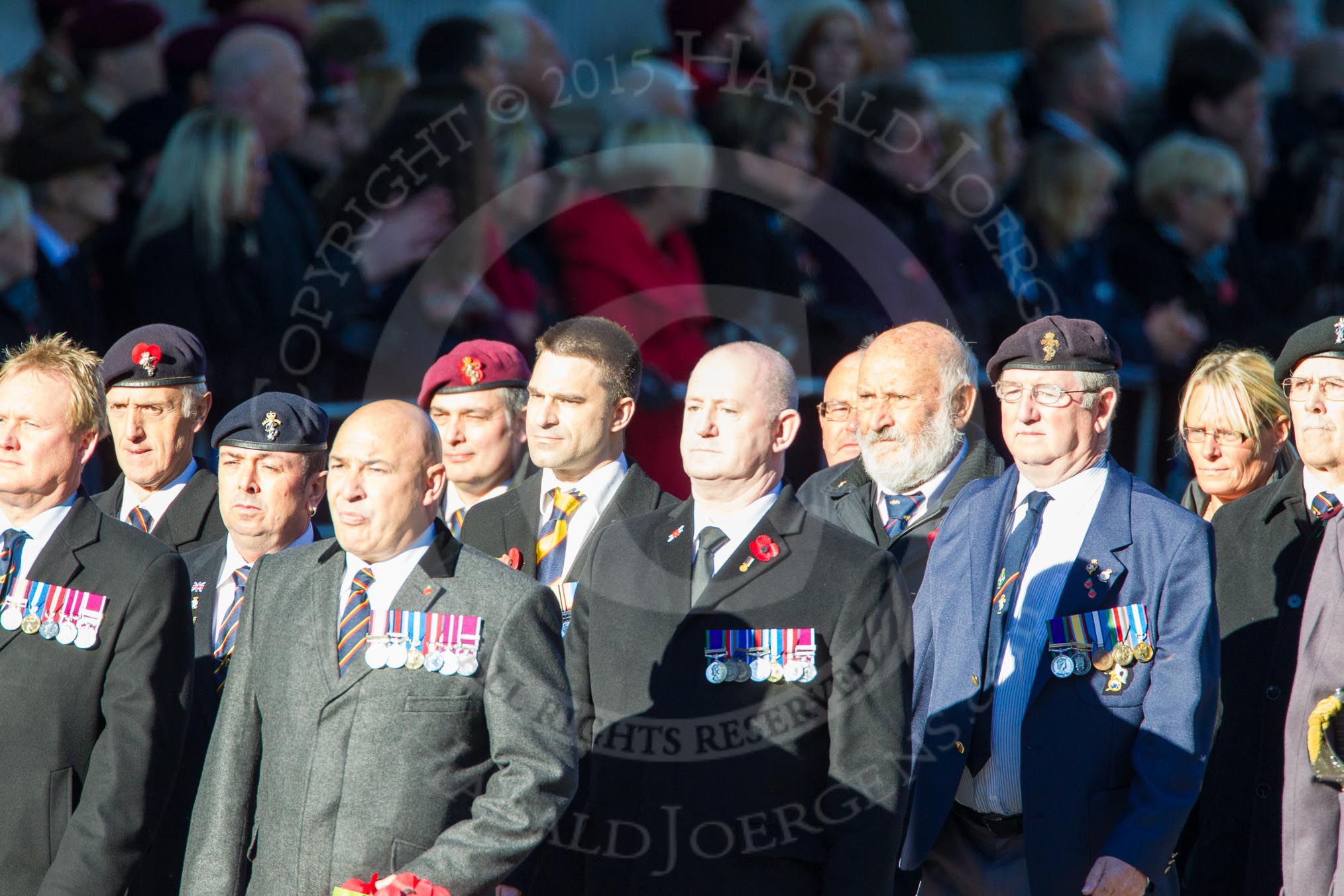 Remembrance Sunday Cenotaph March Past 2013: B32 - Royal Electrical & Mechanical Engineers Association..
Press stand opposite the Foreign Office building, Whitehall, London SW1,
London,
Greater London,
United Kingdom,
on 10 November 2013 at 12:04, image #1583