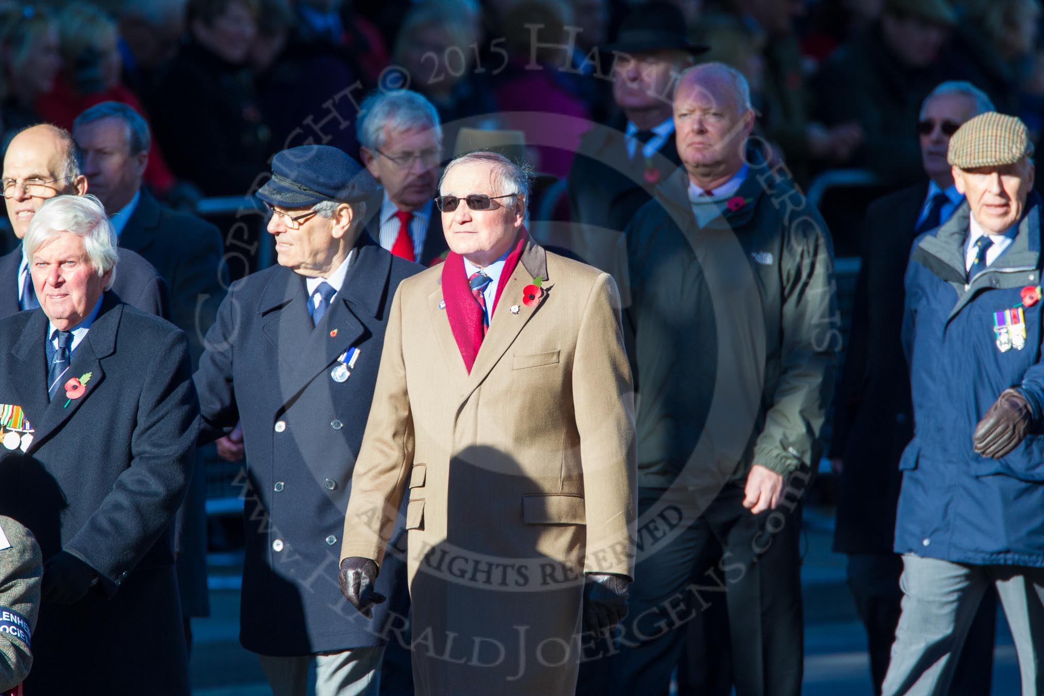 Remembrance Sunday Cenotaph March Past 2013: C22 - Blenheim Society..
Press stand opposite the Foreign Office building, Whitehall, London SW1,
London,
Greater London,
United Kingdom,
on 10 November 2013 at 12:08, image #1836