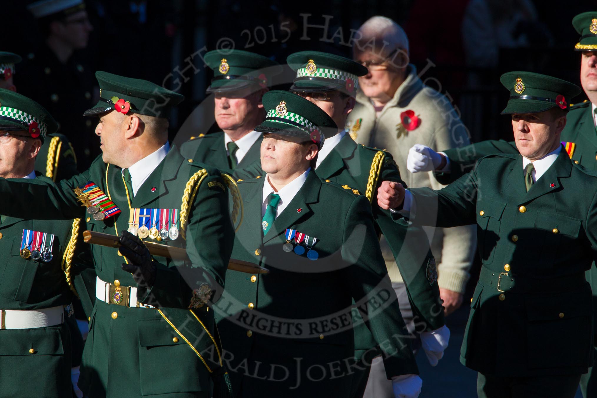 Remembrance Sunday Cenotaph March Past 2013: M14 - London Ambulance Service NHS Trust..
Press stand opposite the Foreign Office building, Whitehall, London SW1,
London,
Greater London,
United Kingdom,
on 10 November 2013 at 12:10, image #1984