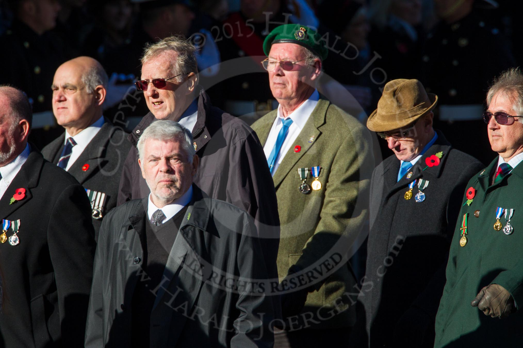 Remembrance Sunday Cenotaph March Past 2013: M15 - London Ambulance Service Retirement Association..
Press stand opposite the Foreign Office building, Whitehall, London SW1,
London,
Greater London,
United Kingdom,
on 10 November 2013 at 12:11, image #1994