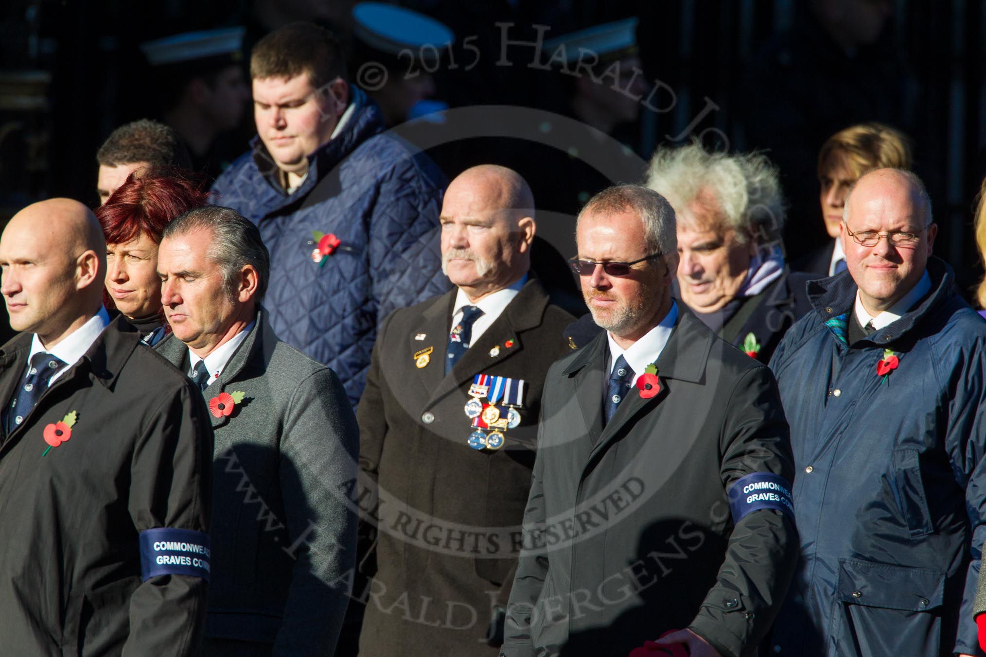 Remembrance Sunday Cenotaph March Past 2013: M21 - Commonwealth War Graves Commission..
Press stand opposite the Foreign Office building, Whitehall, London SW1,
London,
Greater London,
United Kingdom,
on 10 November 2013 at 12:11, image #2044