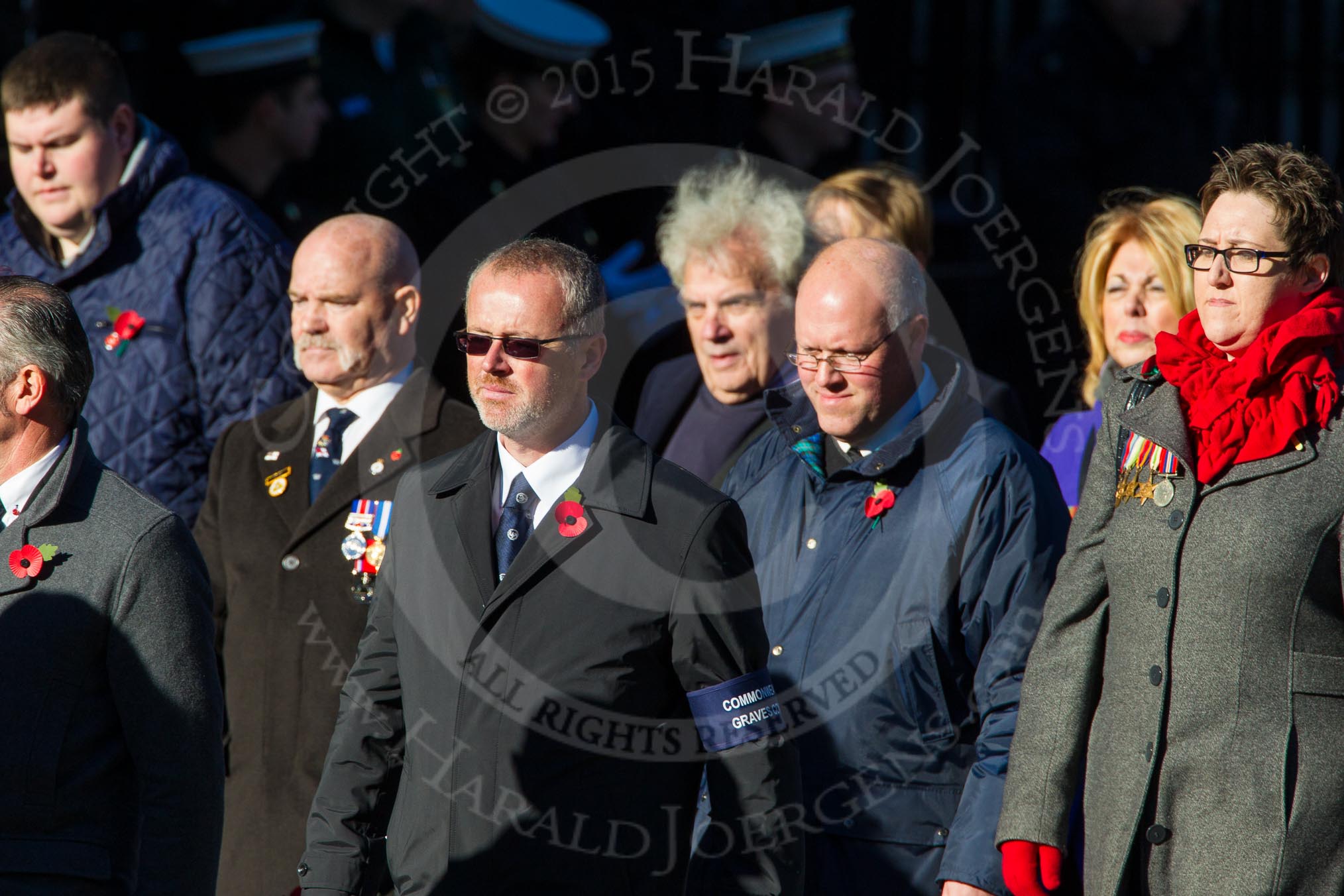 Remembrance Sunday Cenotaph March Past 2013: M21 - Commonwealth War Graves Commission..
Press stand opposite the Foreign Office building, Whitehall, London SW1,
London,
Greater London,
United Kingdom,
on 10 November 2013 at 12:11, image #2045