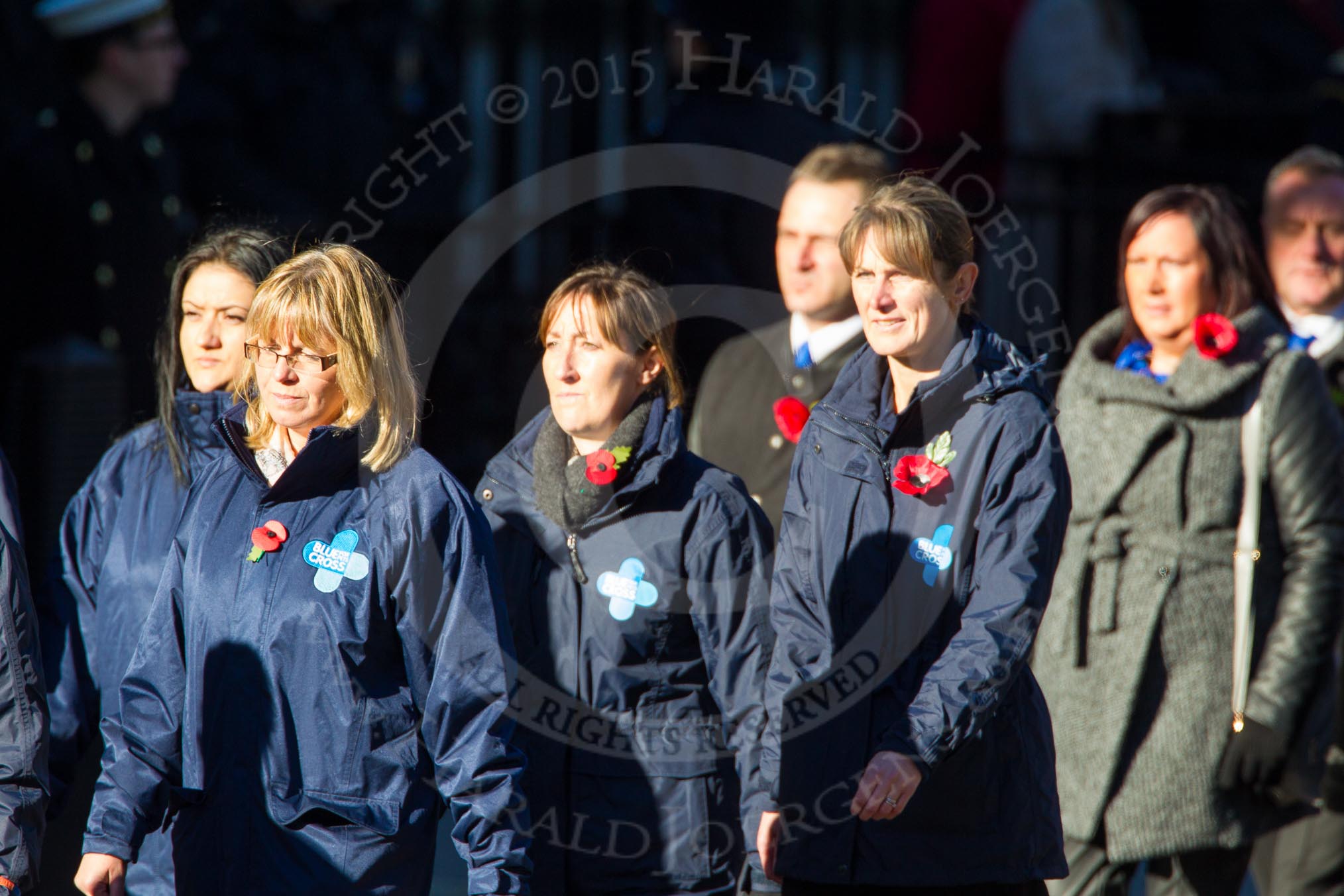 Remembrance Sunday Cenotaph March Past 2013: M26 - The Blue Cross..
Press stand opposite the Foreign Office building, Whitehall, London SW1,
London,
Greater London,
United Kingdom,
on 10 November 2013 at 12:12, image #2082