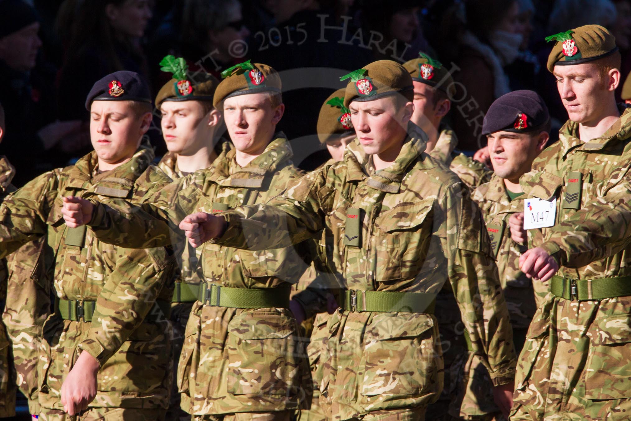 Remembrance Sunday Cenotaph March Past 2013: M47 - Army Cadet Force..
Press stand opposite the Foreign Office building, Whitehall, London SW1,
London,
Greater London,
United Kingdom,
on 10 November 2013 at 12:15, image #2236