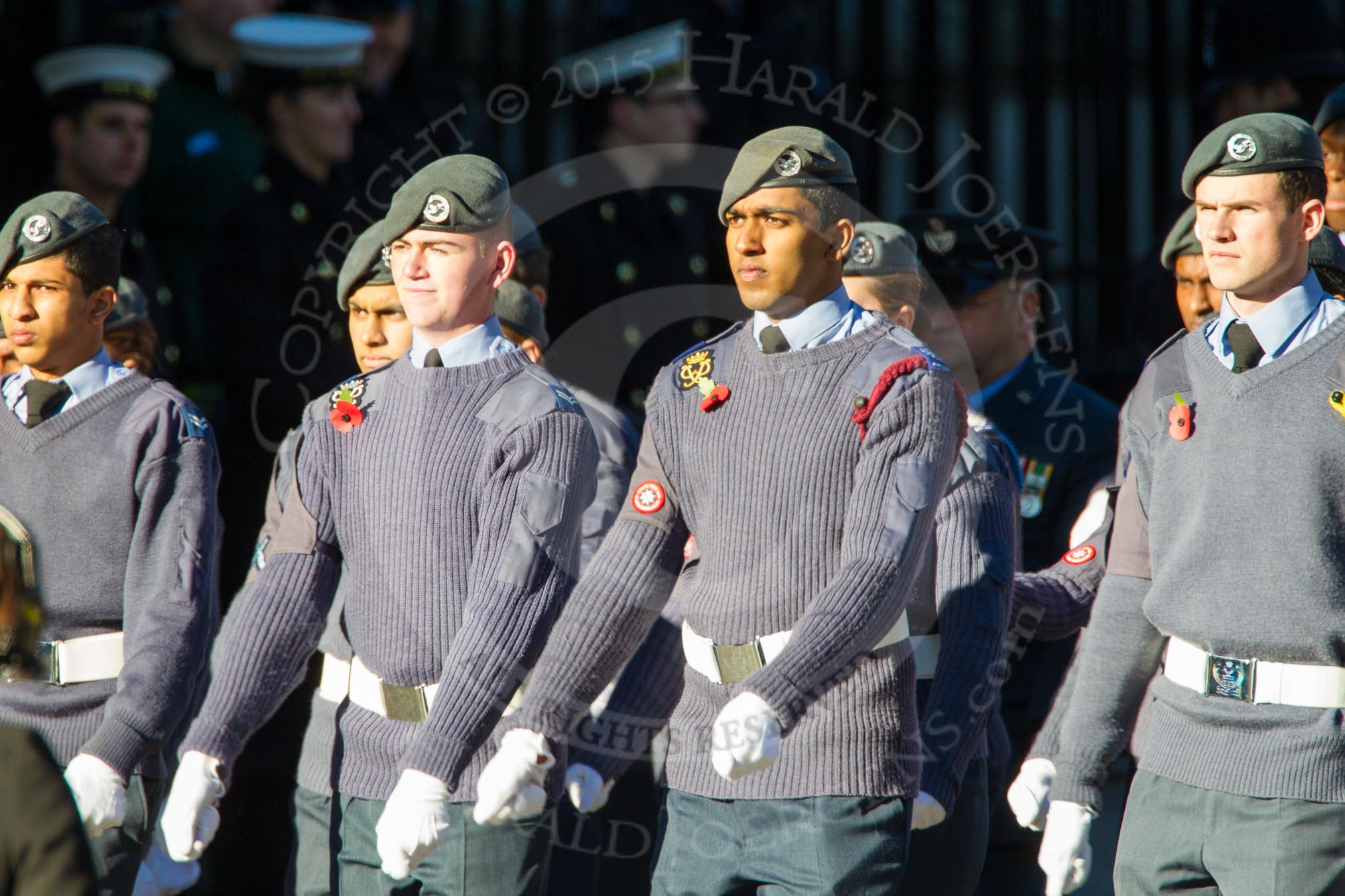 Remembrance Sunday Cenotaph March Past 2013: M48 - Air Training Corps..
Press stand opposite the Foreign Office building, Whitehall, London SW1,
London,
Greater London,
United Kingdom,
on 10 November 2013 at 12:15, image #2243