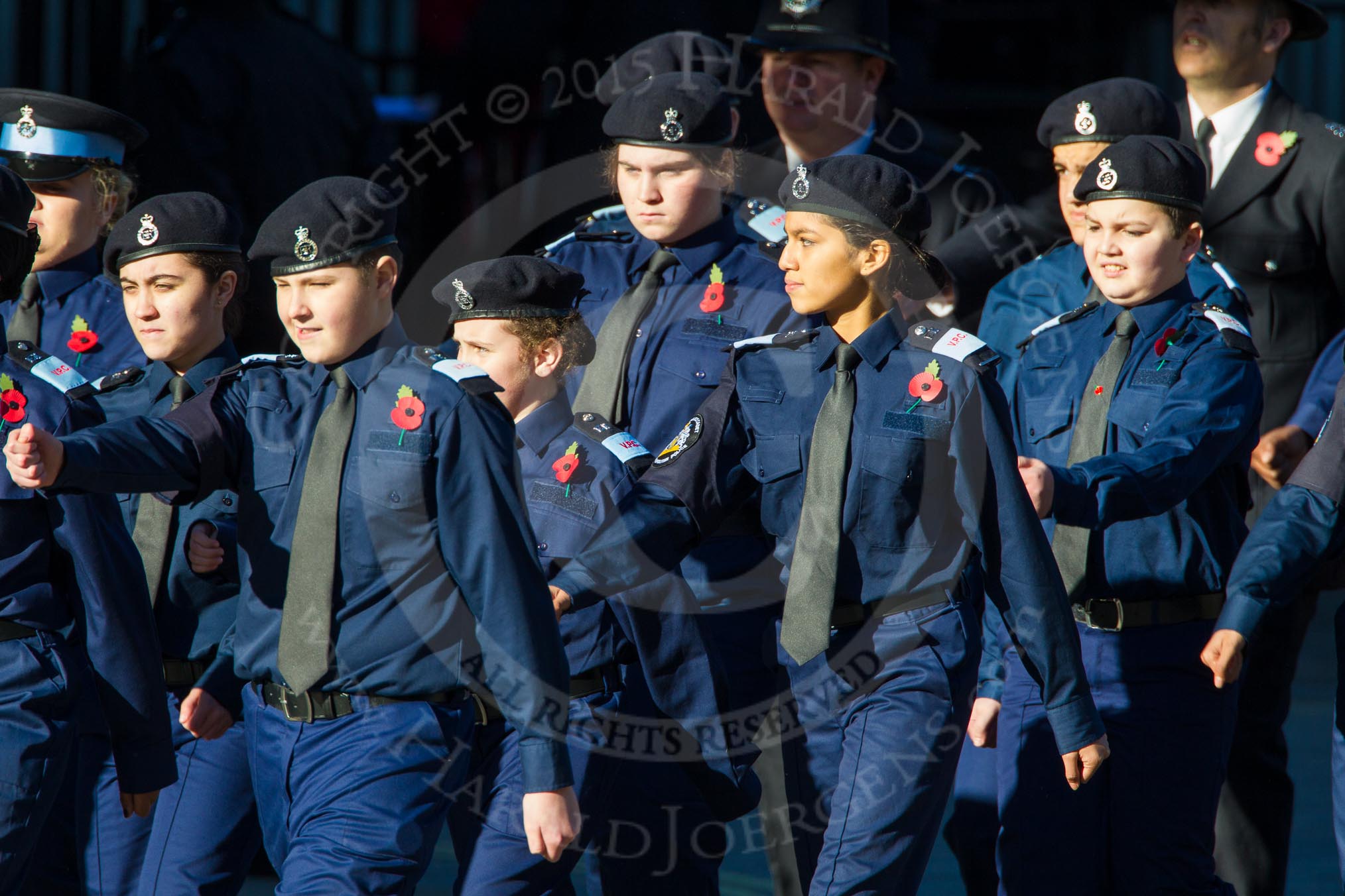 Remembrance Sunday Cenotaph March Past 2013: M54 - Metropolitan Police Volunteer Police Cadets..
Press stand opposite the Foreign Office building, Whitehall, London SW1,
London,
Greater London,
United Kingdom,
on 10 November 2013 at 12:16, image #2307