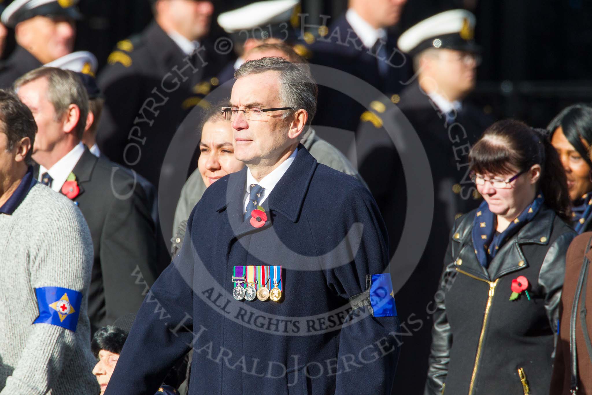 Remembrance Sunday at the Cenotaph in London 2014: Group C29 - Combat Stress.
Press stand opposite the Foreign Office building, Whitehall, London SW1,
London,
Greater London,
United Kingdom,
on 09 November 2014 at 11:42, image #257