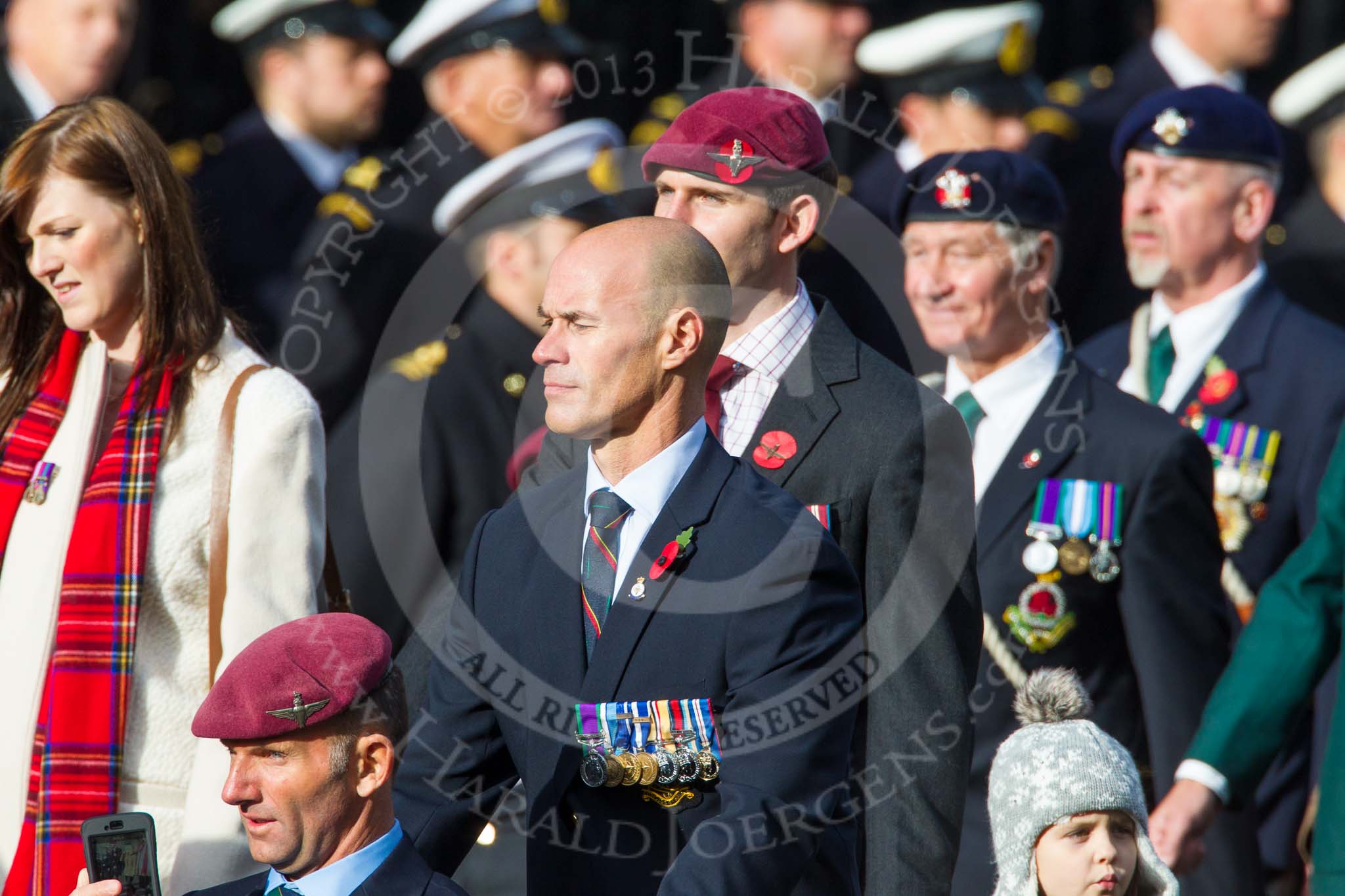 Remembrance Sunday at the Cenotaph in London 2014: Group D10 - Ulster Defence Regiment.
Press stand opposite the Foreign Office building, Whitehall, London SW1,
London,
Greater London,
United Kingdom,
on 09 November 2014 at 11:44, image #348